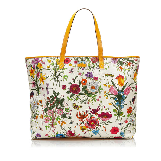 Gucci Flora Canvas Tote Style 3