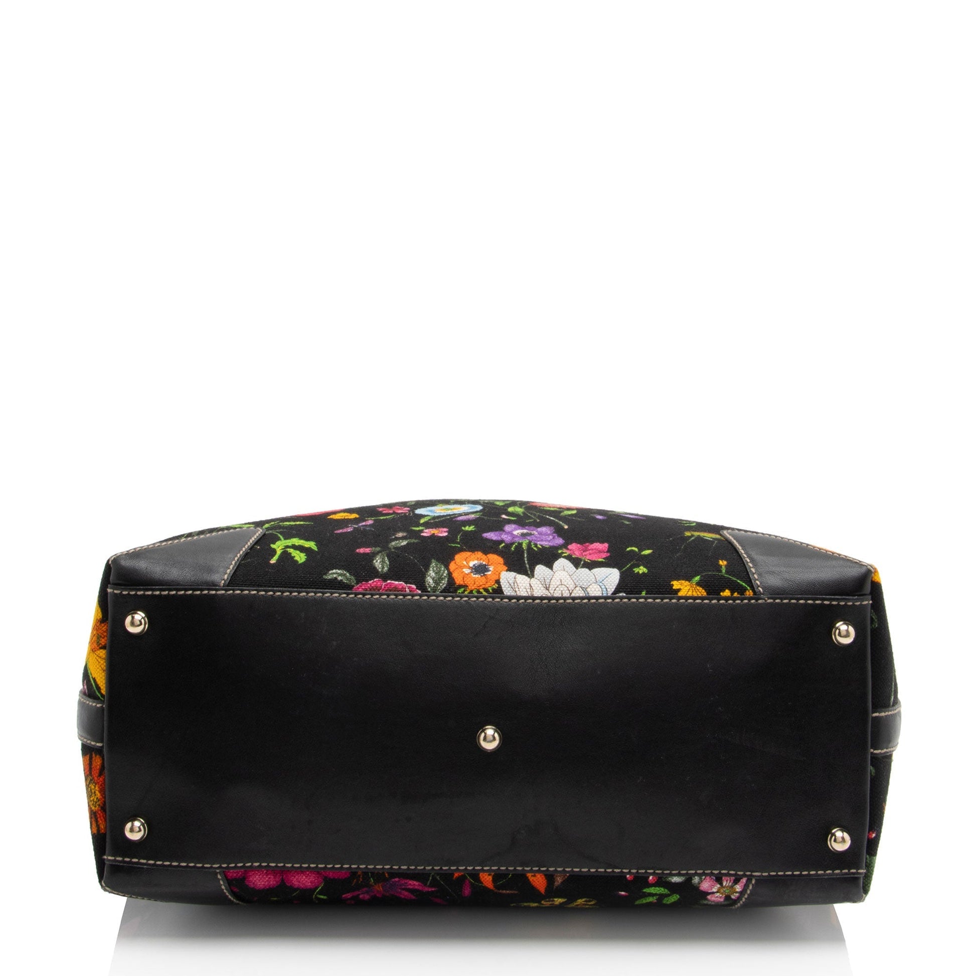 Gucci Floral Canvas Creole Large Tote (SHF-aD7V3p)