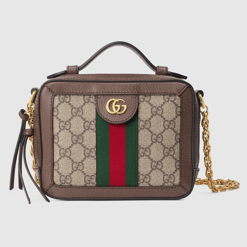 Gucci Caro Chain Leather Shoulder Bag