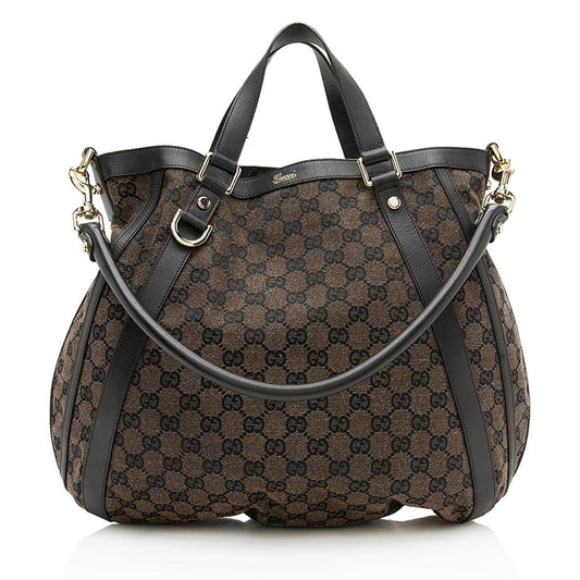 Gucci Abbey Canvas Monogram Tote Style 6