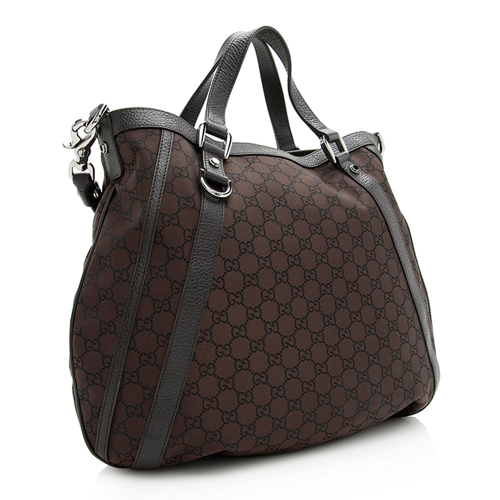 Gucci GG Canvas Abbey Convertible Tote (SHF-20157)