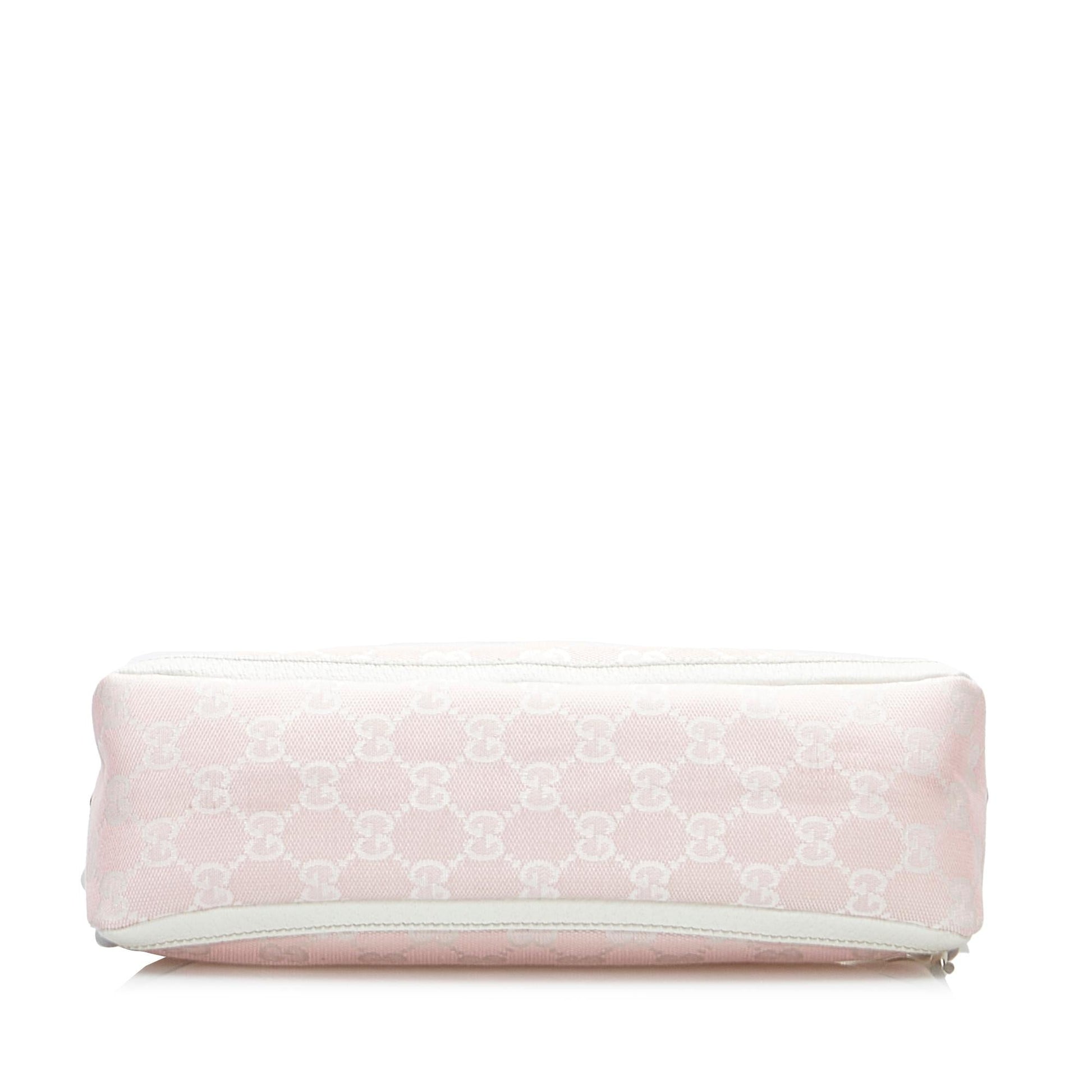 Gucci GG Canvas Abbey D-Ring Baguette (SHG-O6AhCn)
