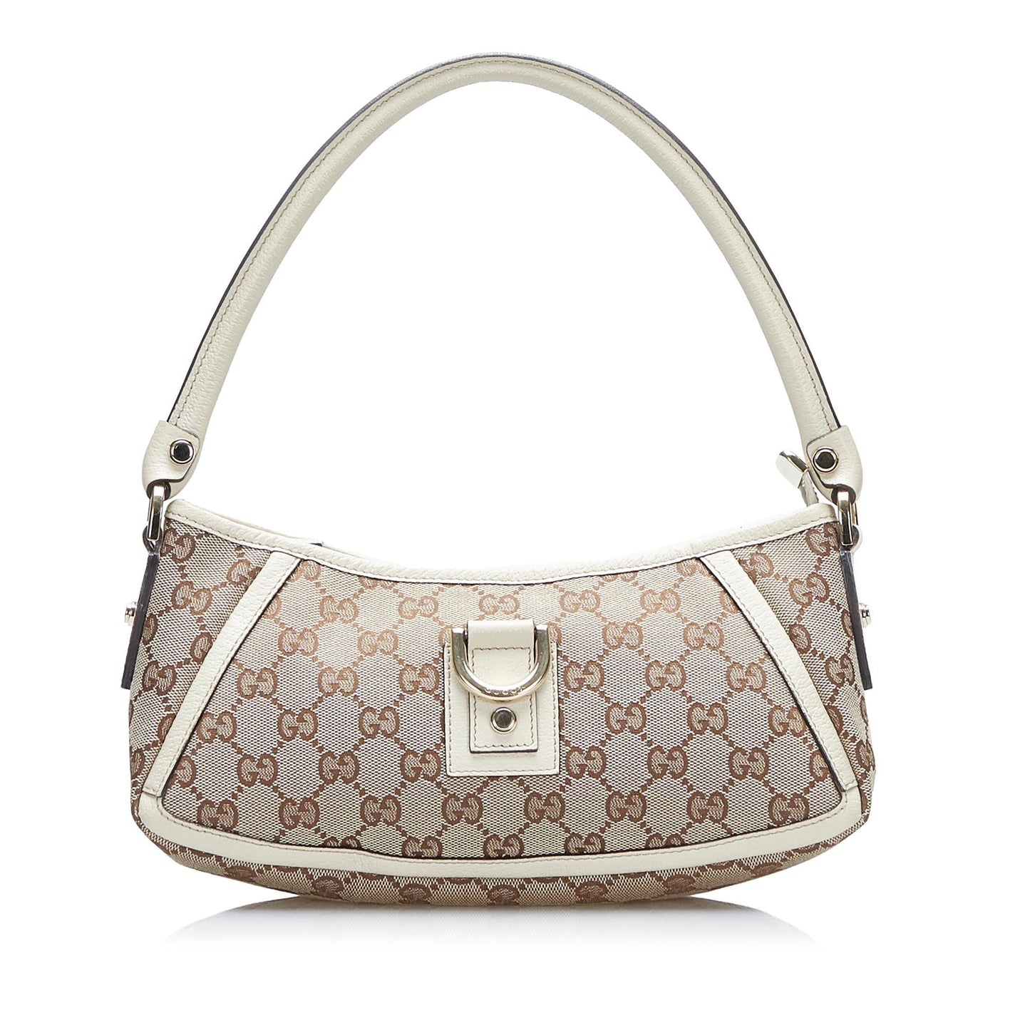 Gucci GG Canvas Abbey D-Ring Baguette (SHG-gsWroX)
