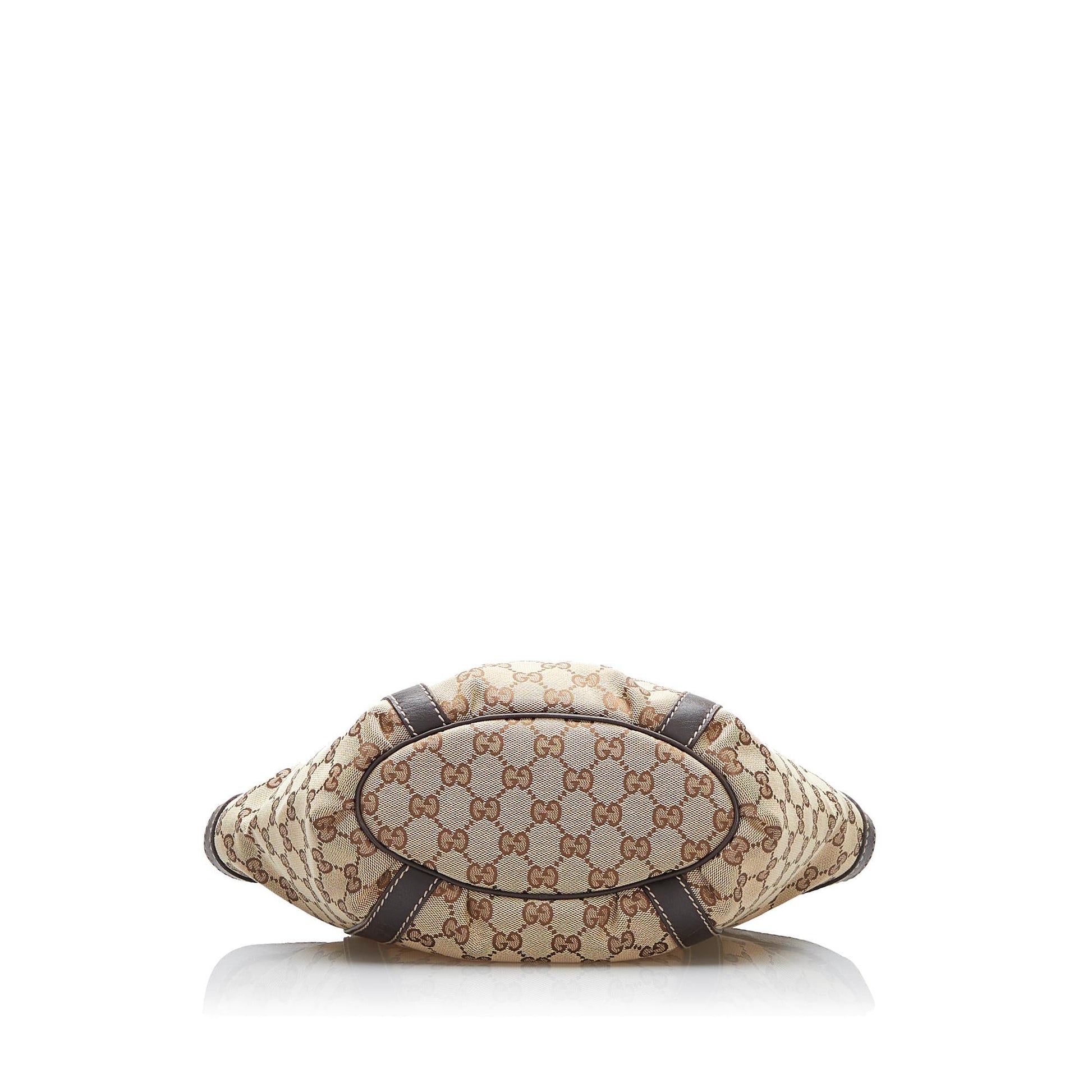 Gucci GG Canvas Abbey D-Ring Bucket Tote (SHG-URGinx)