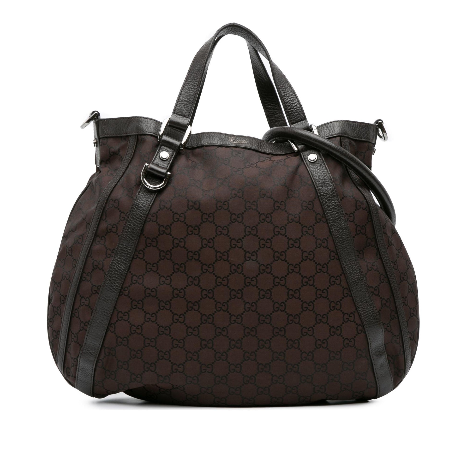 Gucci GG Canvas Abbey D Ring Convertible Satchel