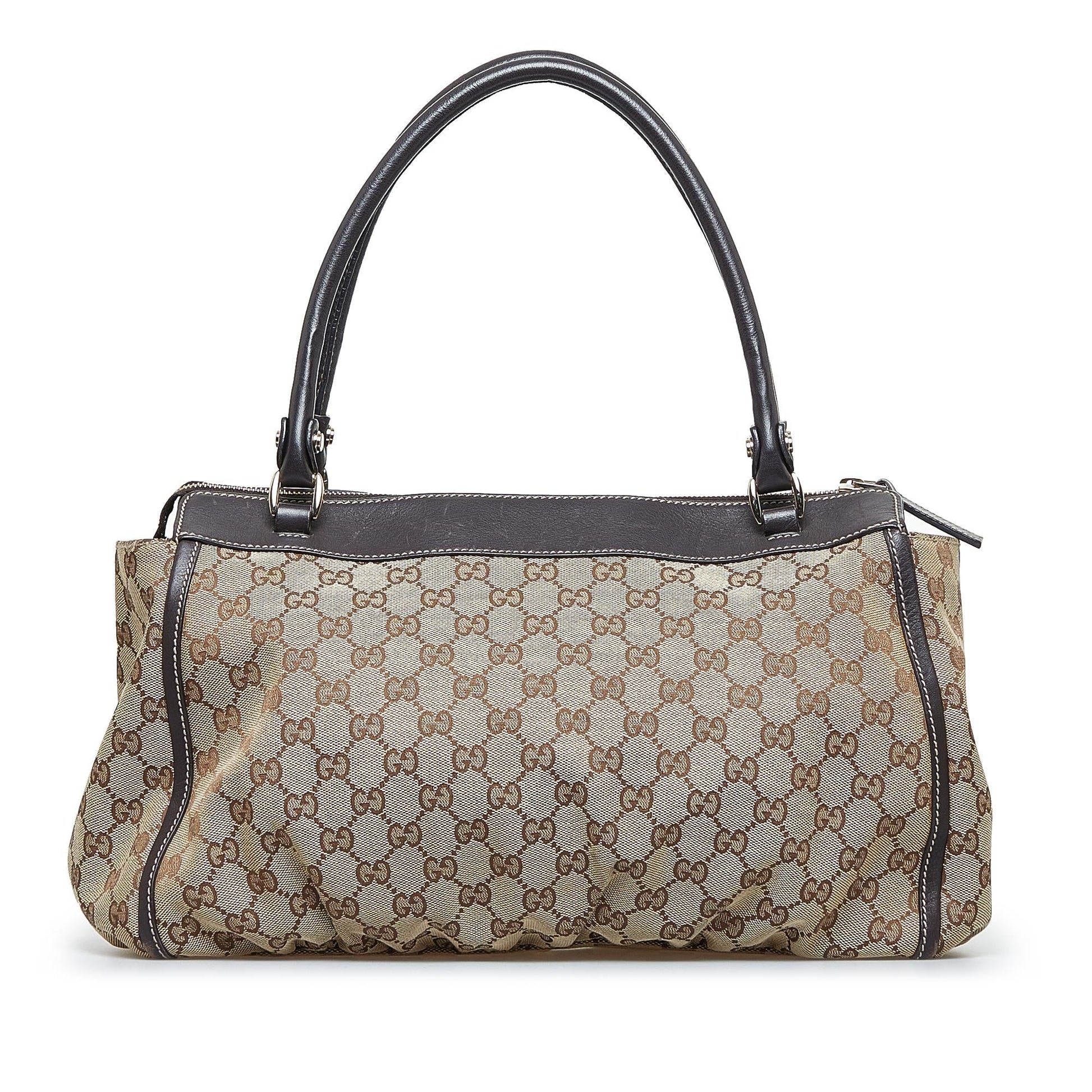 Gucci GG Canvas Abbey D-Ring Handbag (SHG-GWndsi)