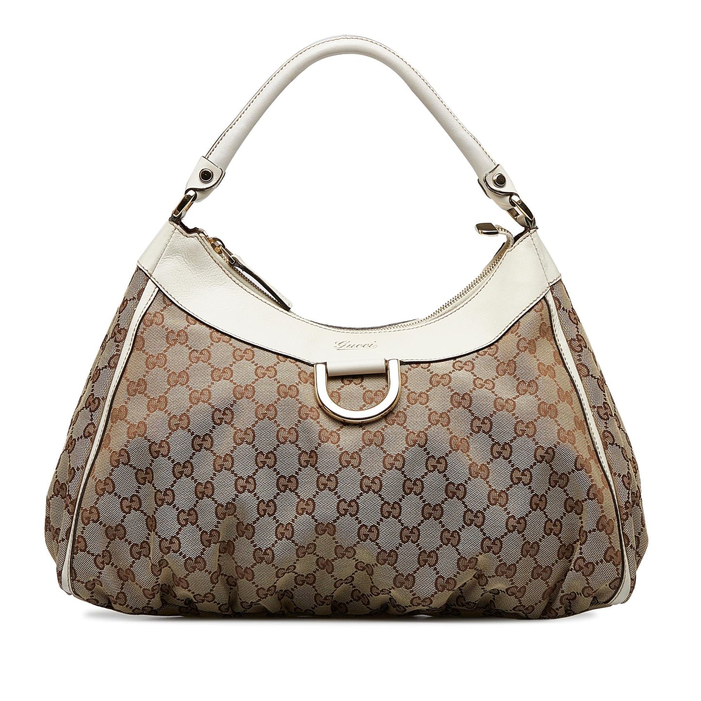 Gucci GG Canvas Abbey D-Ring Hobo (SHG-2f8JeY)