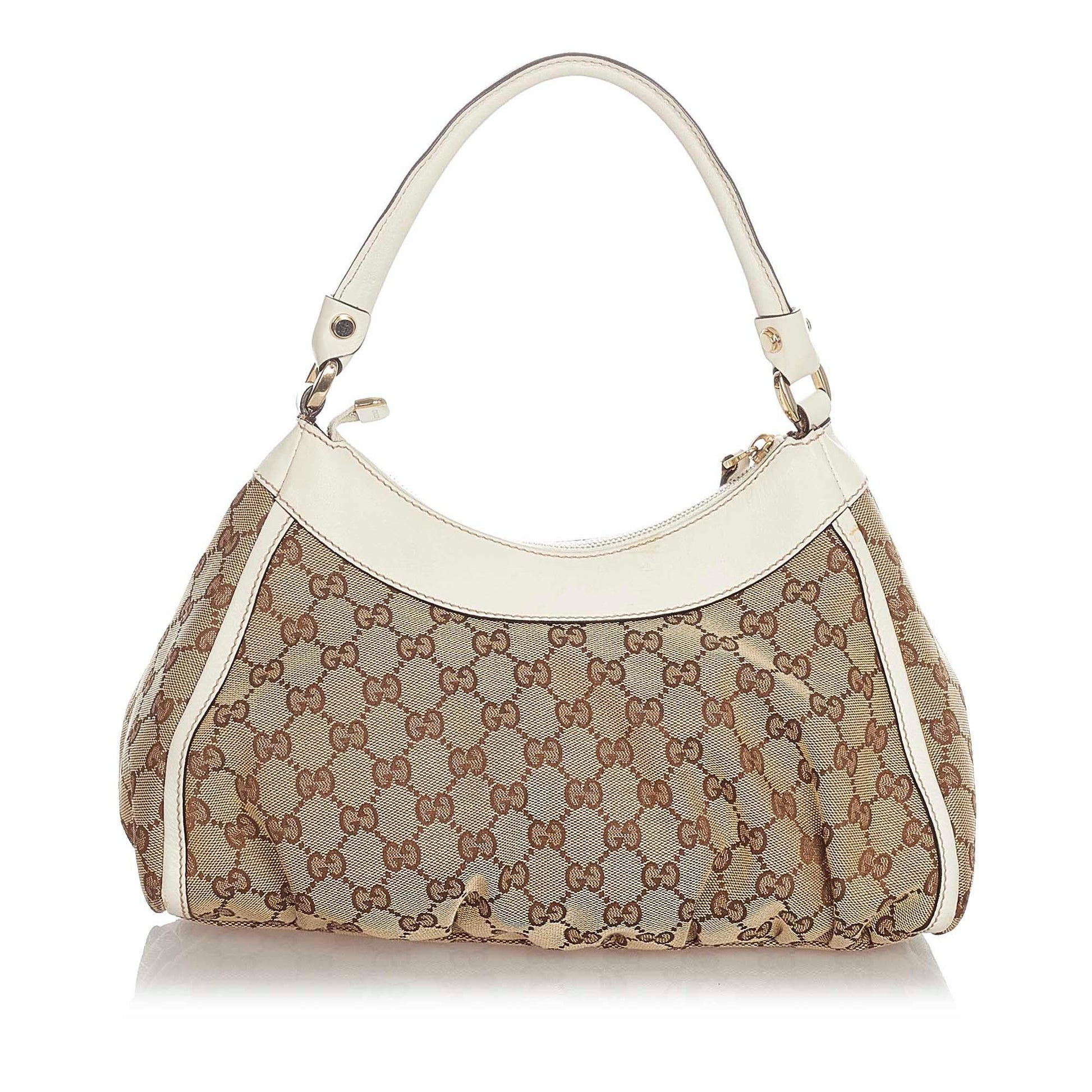 Gucci GG Canvas Abbey D-Ring Shoulder Bag (SHG-22689)