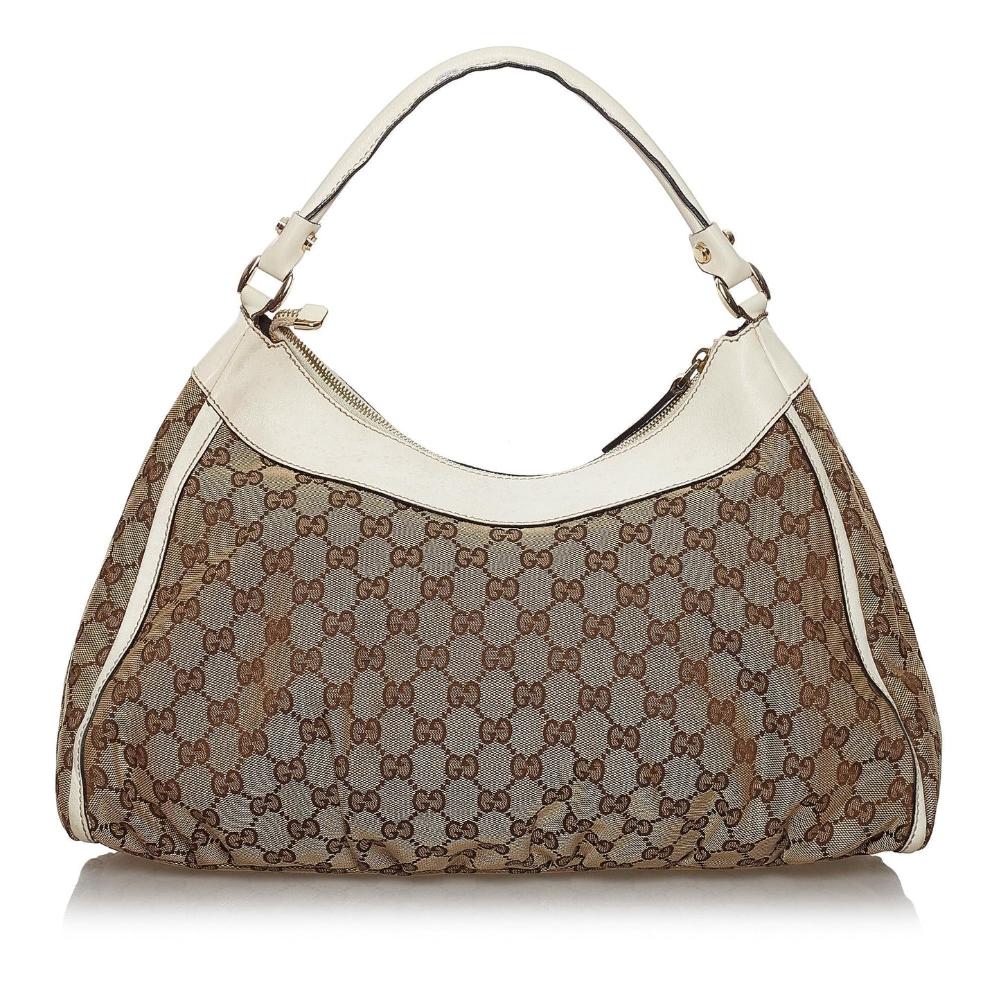 Gucci GG Canvas Abbey D-Ring Shoulder Bag (SHG-30184)