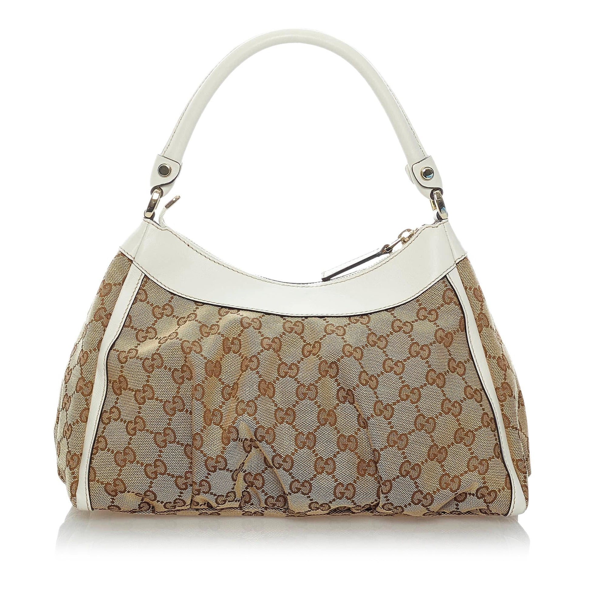 Gucci GG Canvas Abbey D-Ring Shoulder Bag (SHG-31321)