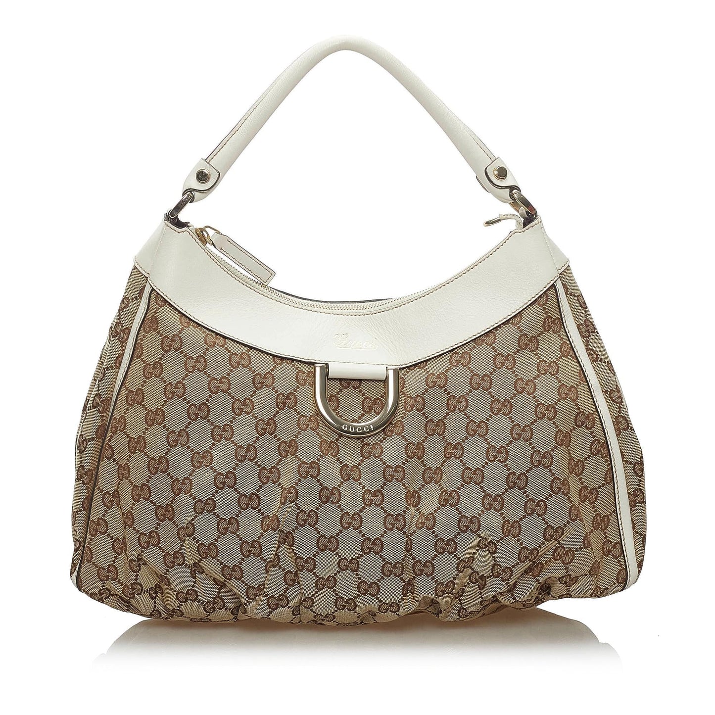 Gucci GG Canvas Abbey D-Ring Shoulder Bag (SHG-34226)