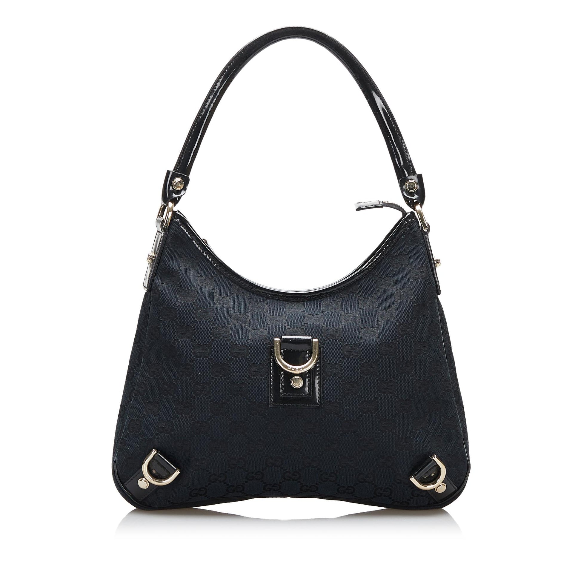 Gucci GG Canvas Abbey D-Ring Shoulder Bag (SHG-Q2yDex)