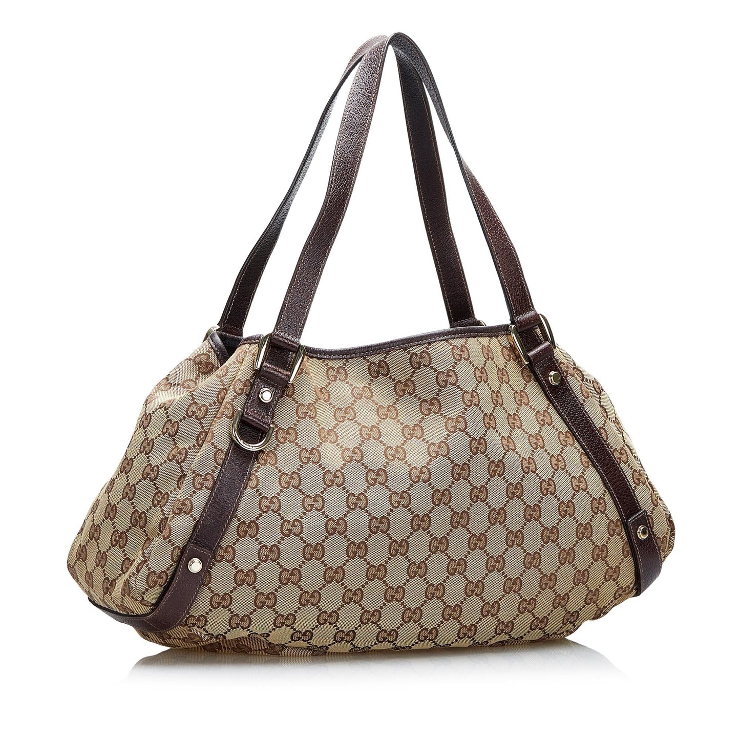 Gucci GG Canvas Abbey D-Ring Shoulder Bag (SHG-PVlVJH)