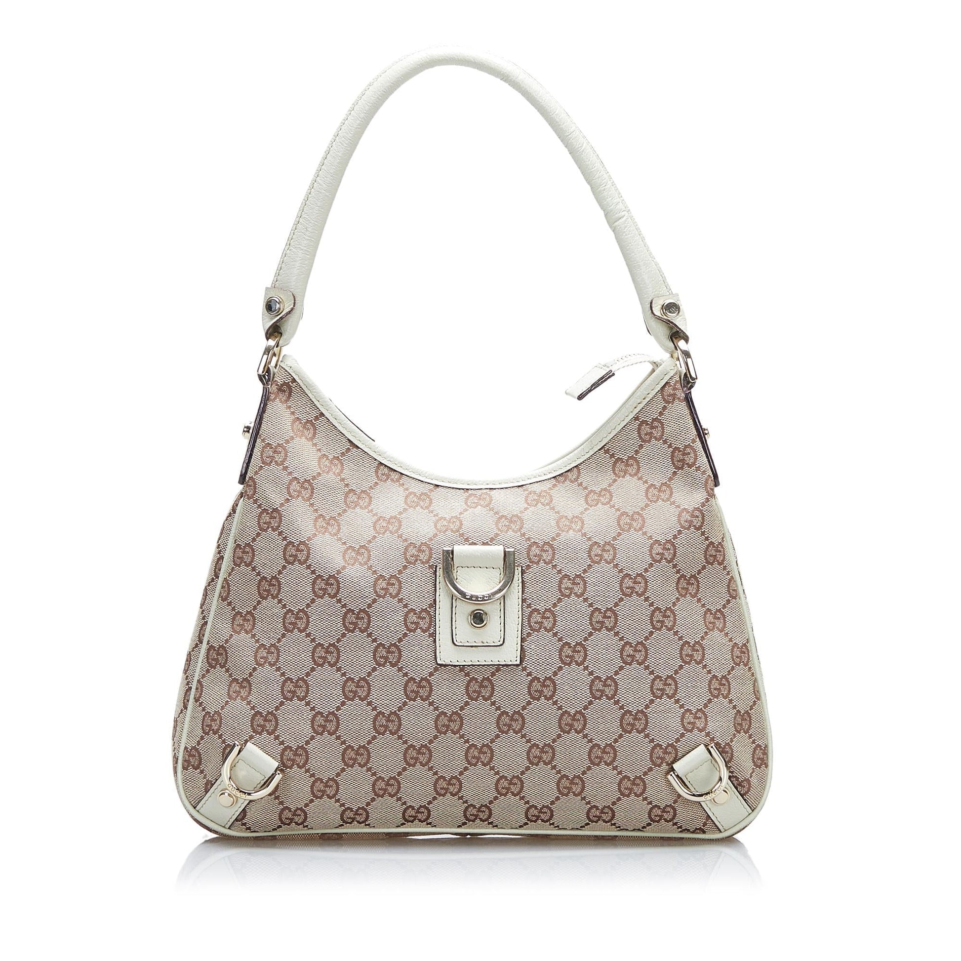 Gucci GG Canvas Abbey D-Ring Shoulder Bag (SHG-F1G55E)