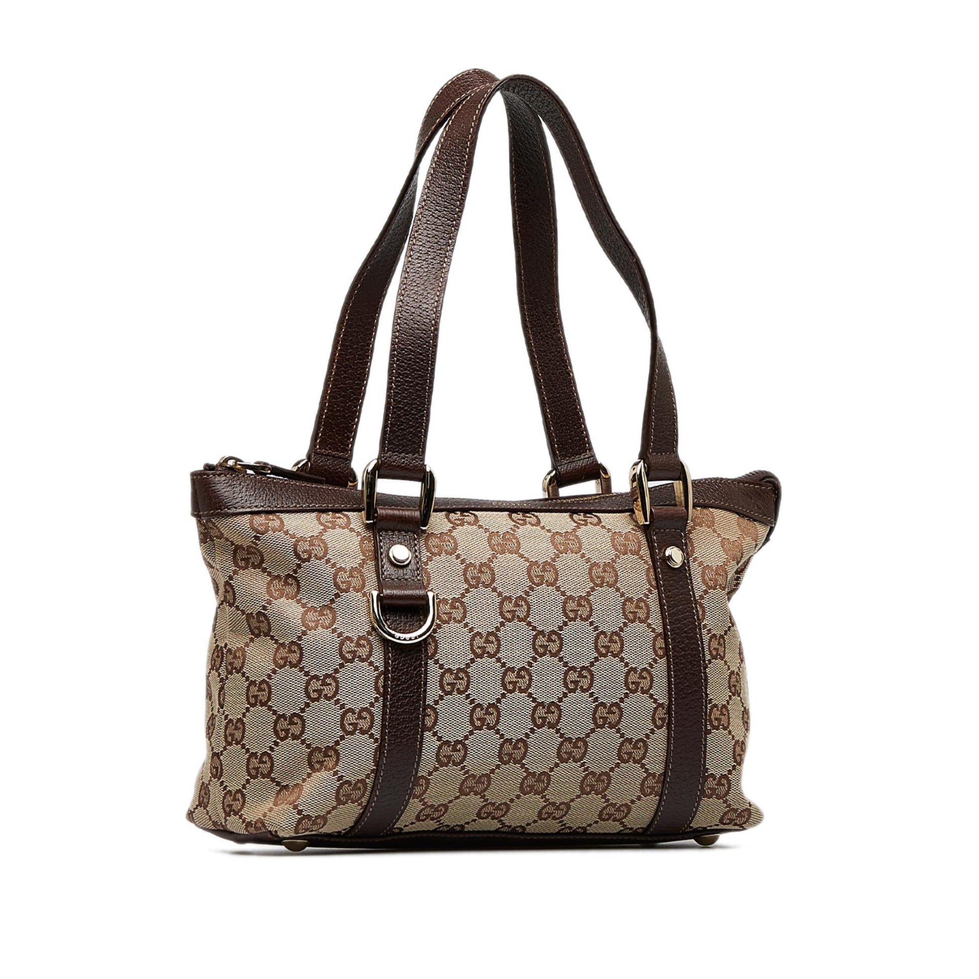 Gucci GG Canvas Abbey D-Ring Shoulder Bag (SHG-rkCvPr)