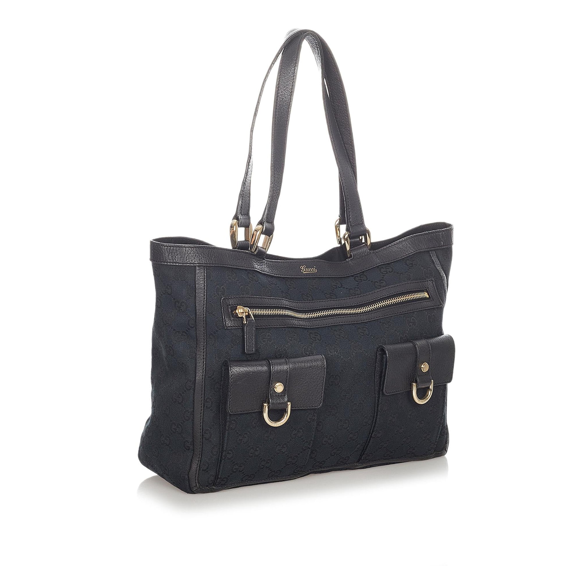 Gucci GG Canvas Abbey D Ring Tote Bag (SHG-23834)