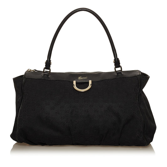 Gucci GG Canvas Abbey D-Ring Tote Bag (SHG-29537)