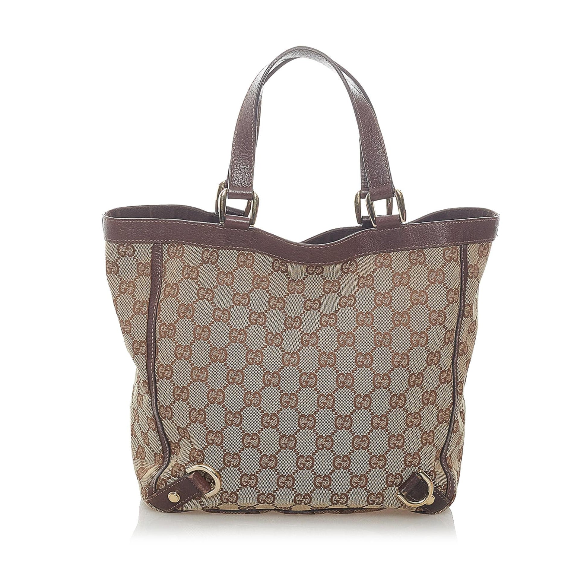 Gucci GG Canvas Abbey D-Ring Tote Bag (SHG-33380)