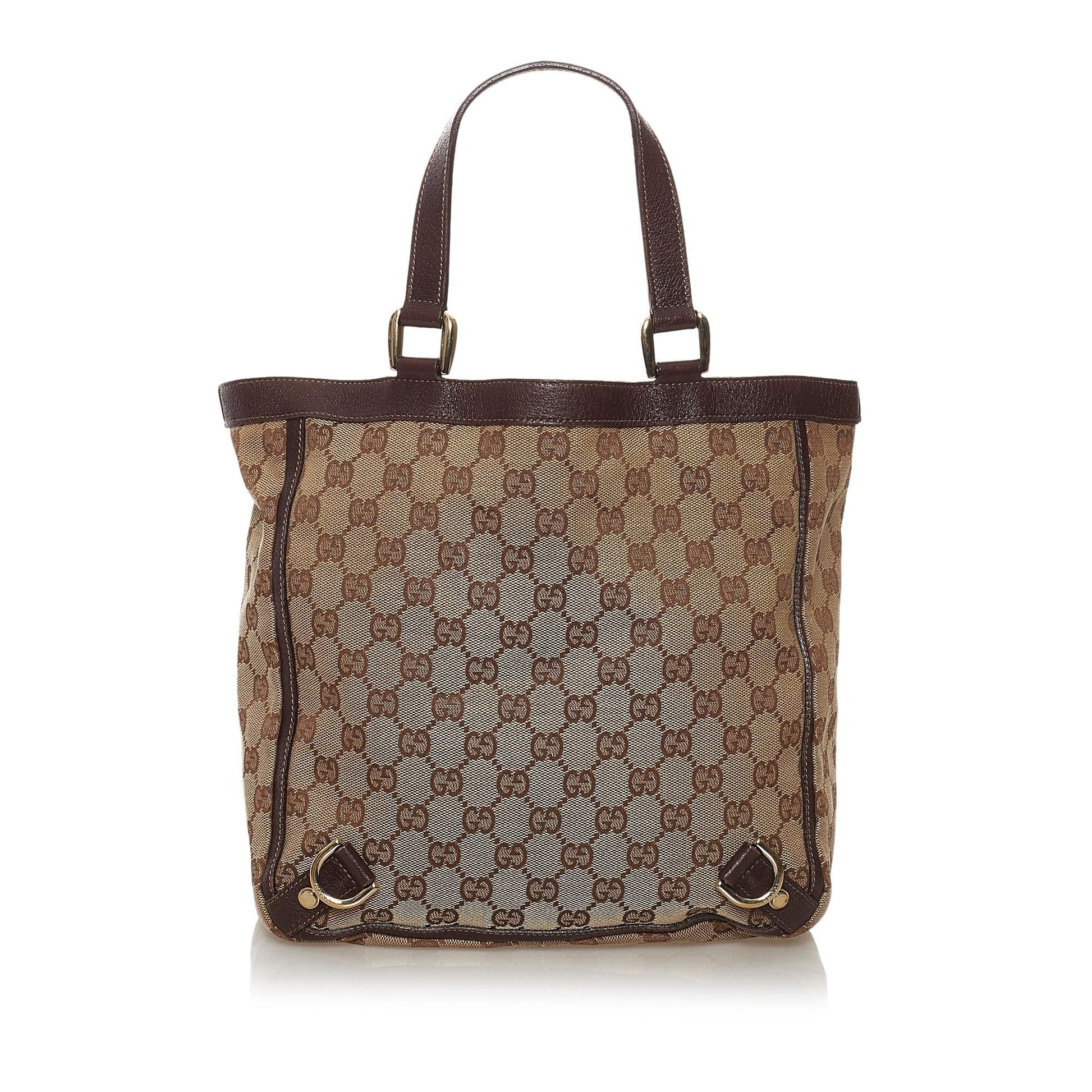 Gucci GG Canvas Abbey D-Ring Tote Bag (SHG-34673)