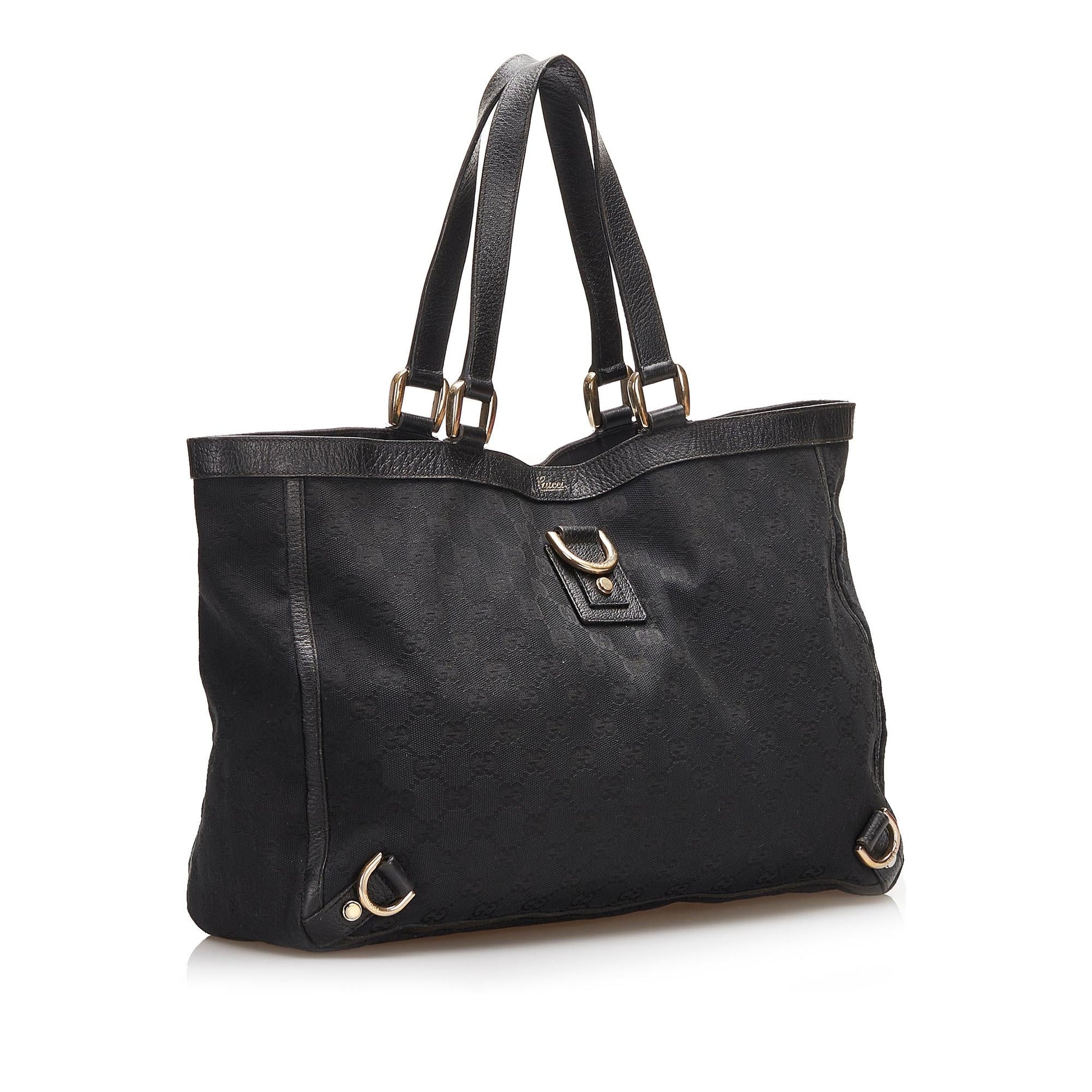 Gucci GG Canvas Abbey D- Ring Tote Bag (SHG-j3ZbIL)
