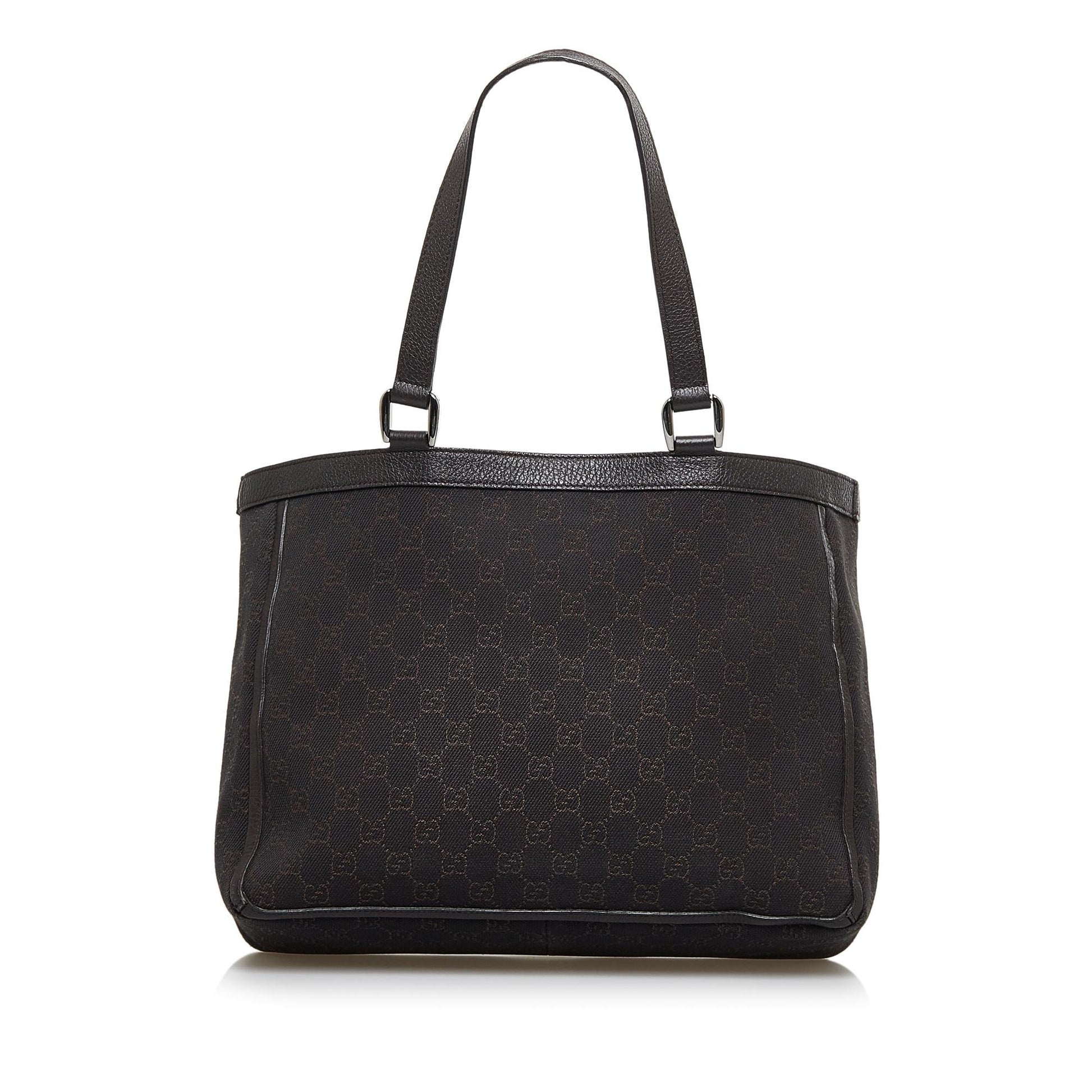 Gucci GG Canvas Abbey D-Ring Tote Bag (SHG-hxuobk)