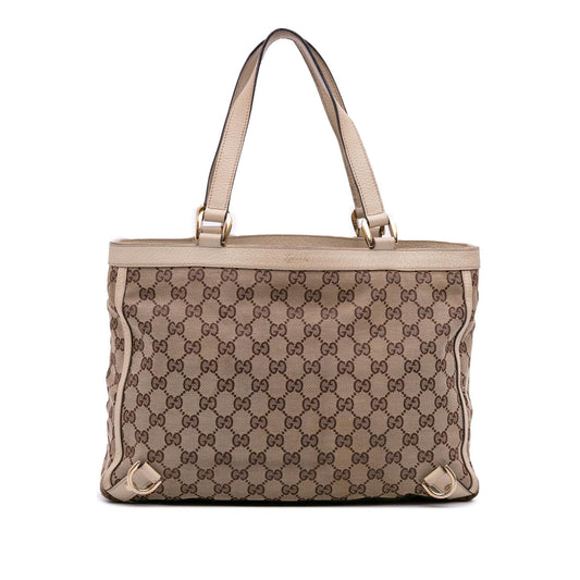 Gucci GG Canvas Abbey D Ring Tote