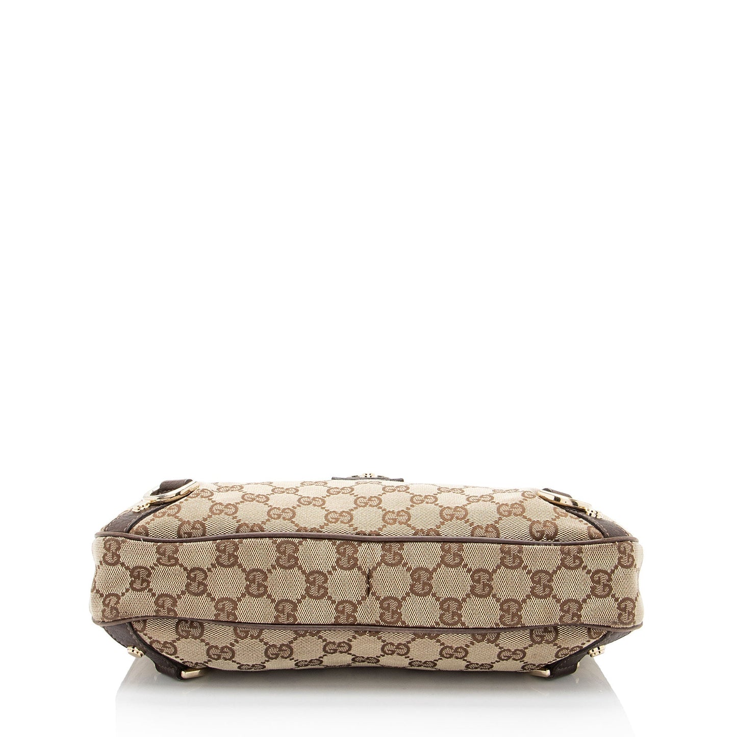 Gucci Leather Canvas Shoulder Bag