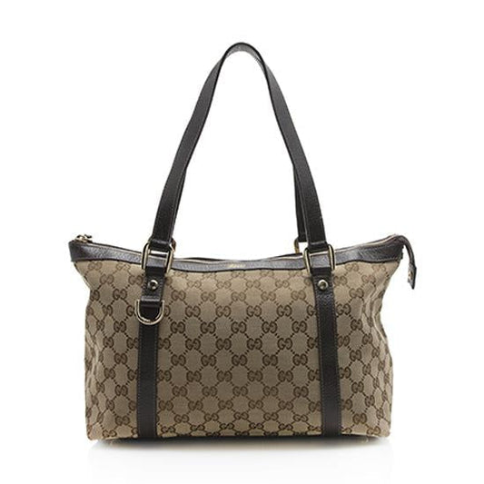 Gucci Abbey Canvas Tote Style 2