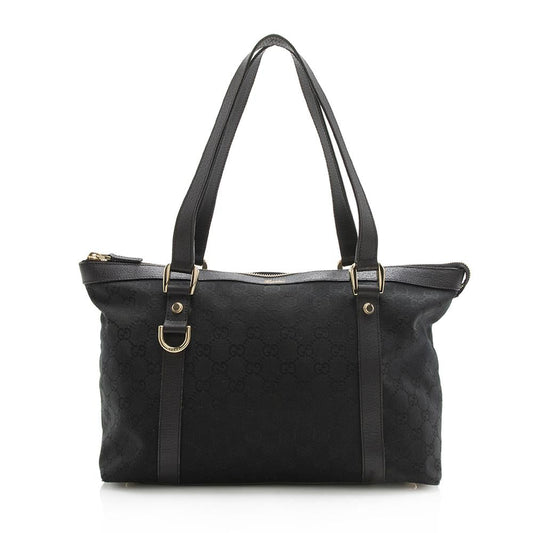 Gucci Abbey Canvas Tote Style 3