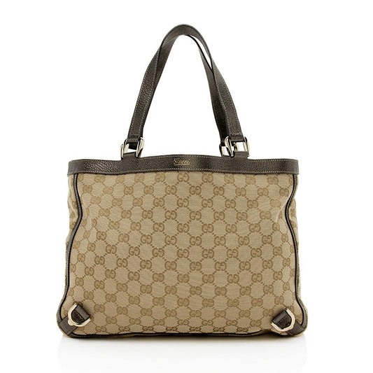 Gucci Abbey Canvas Tote Style 4