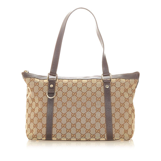 Gucci Monogram Canvas Tote