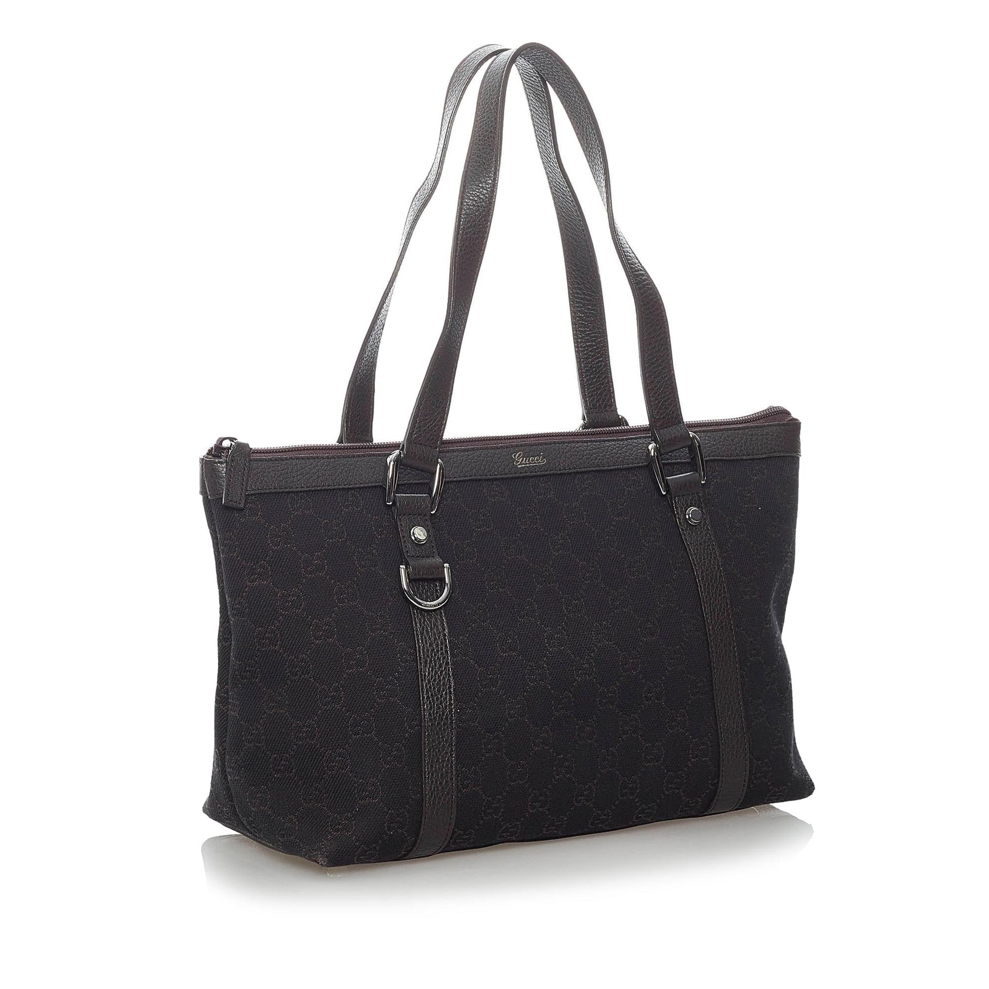 Gucci Abbey Canvas Tote Style 5