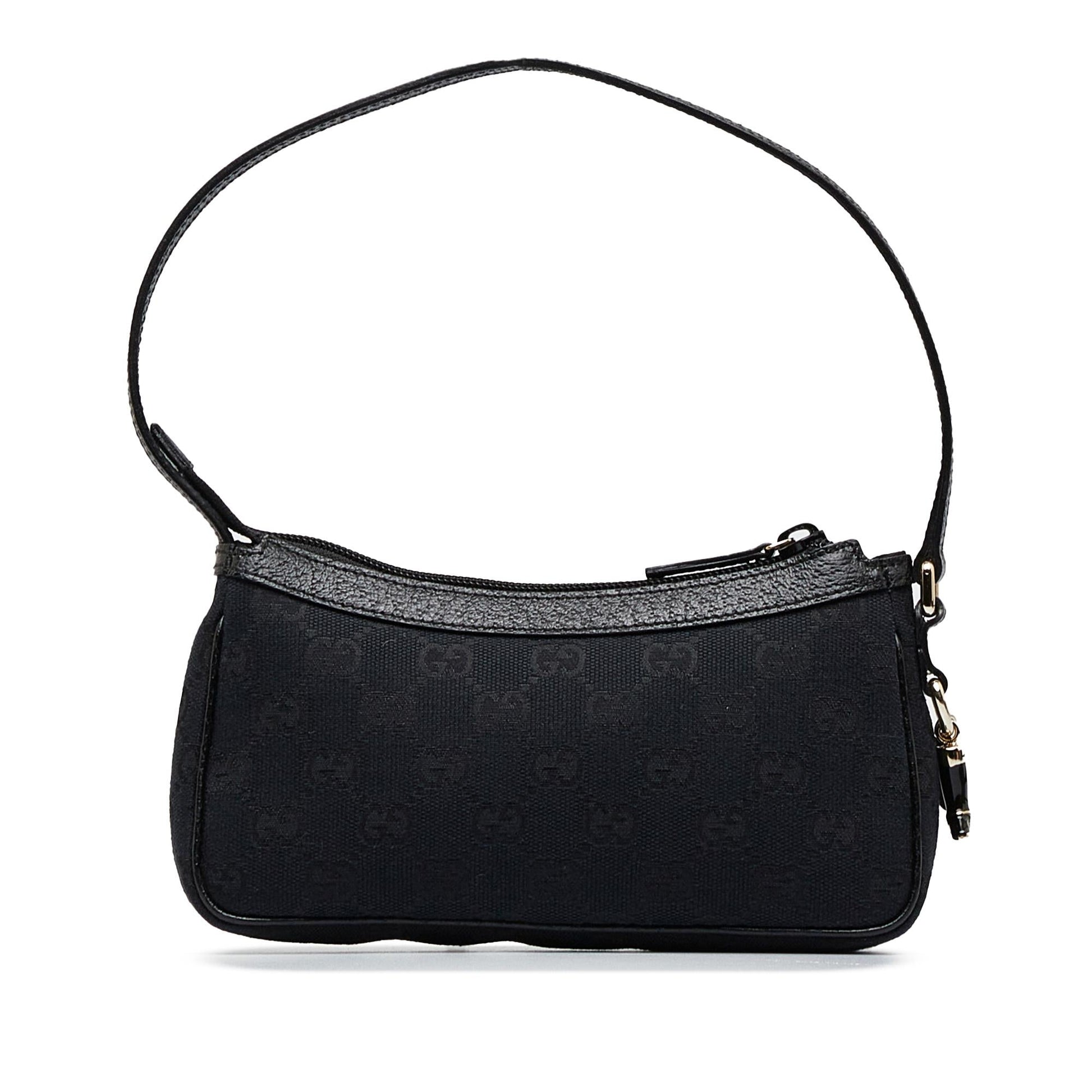 Gucci Monogram Baguette Canvas Crossbody