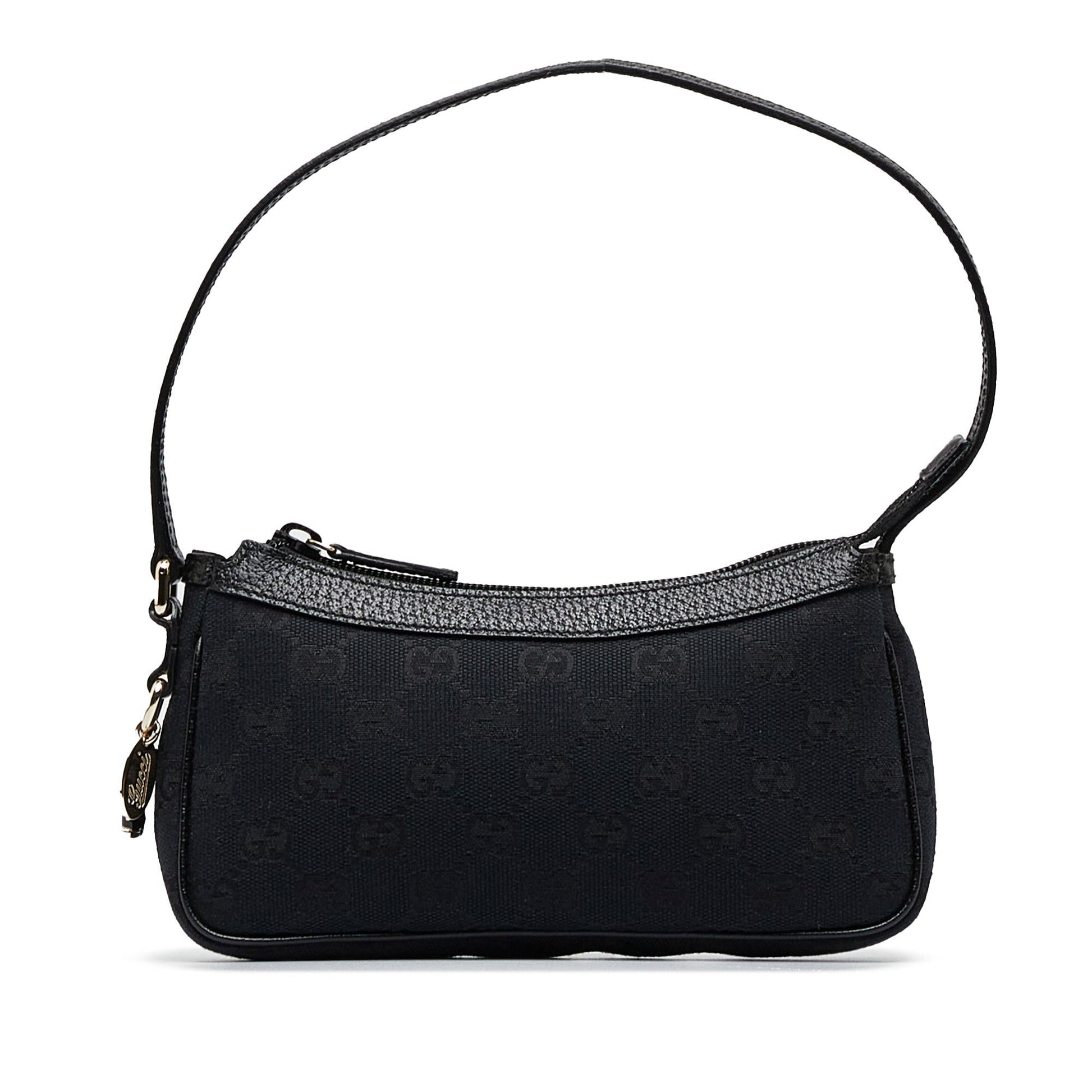 Gucci Monogram Baguette Canvas Crossbody