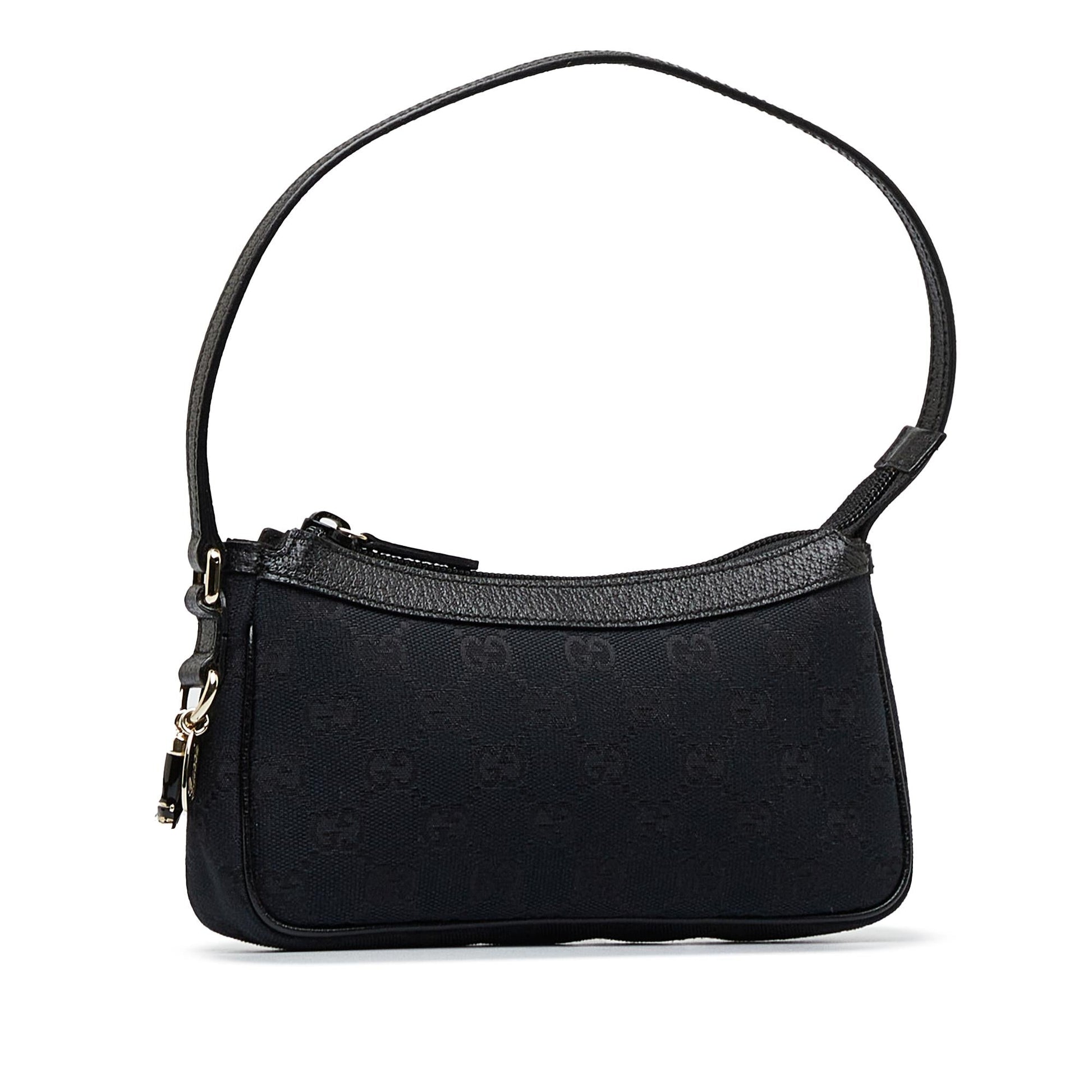 Gucci Monogram Baguette Canvas Crossbody