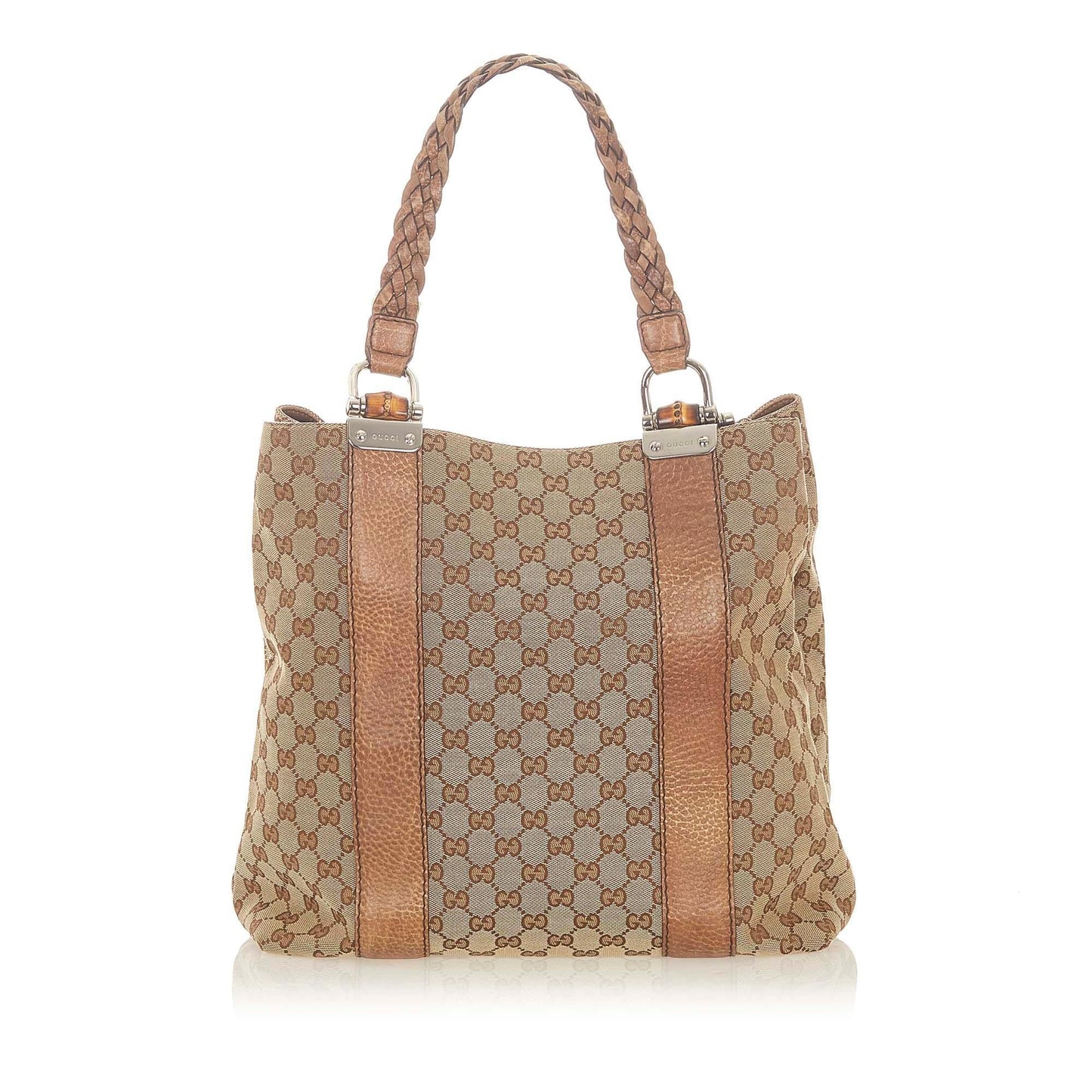 Gucci Bamboo Canvas Tote Style 1