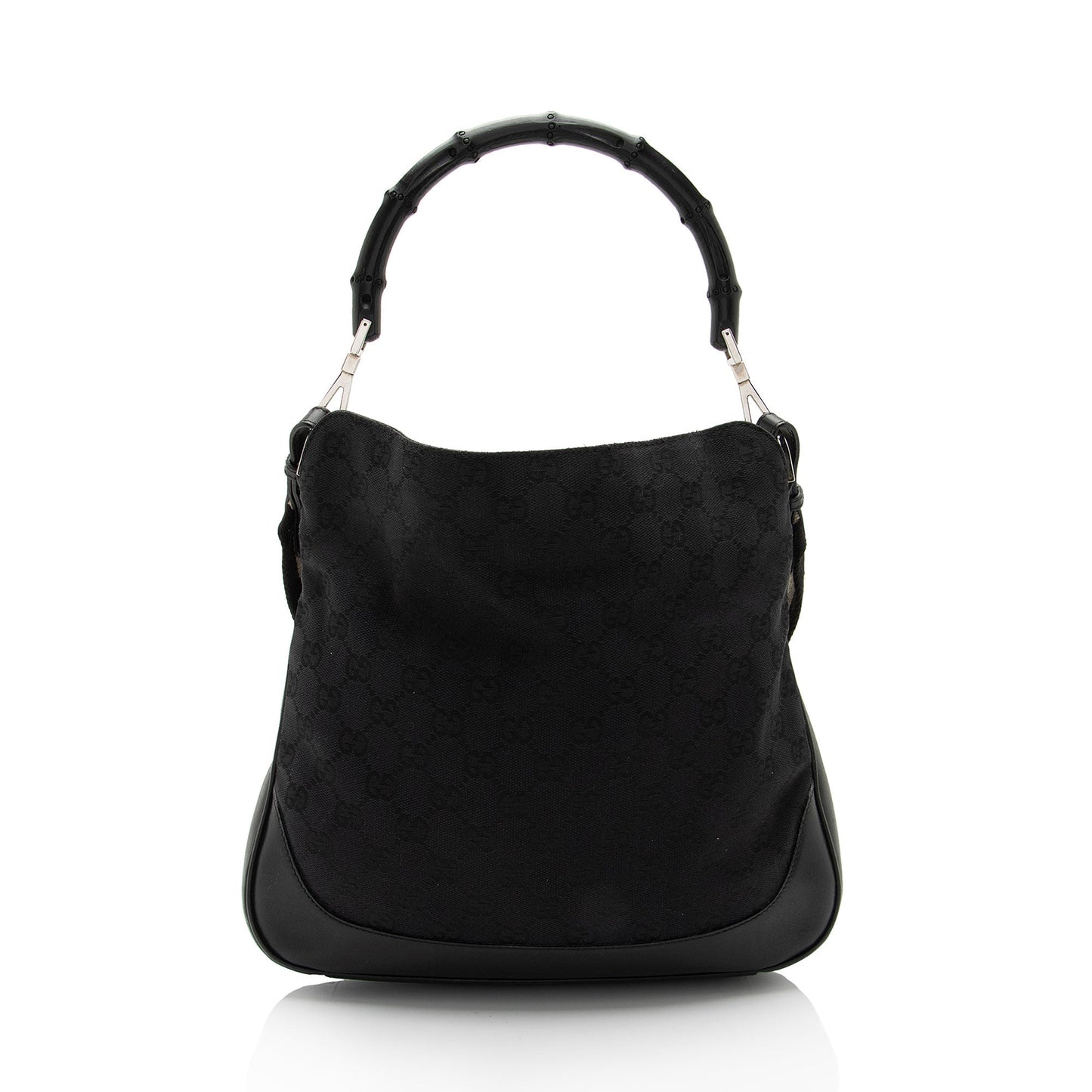Gucci Leather Canvas Shoulder Bag