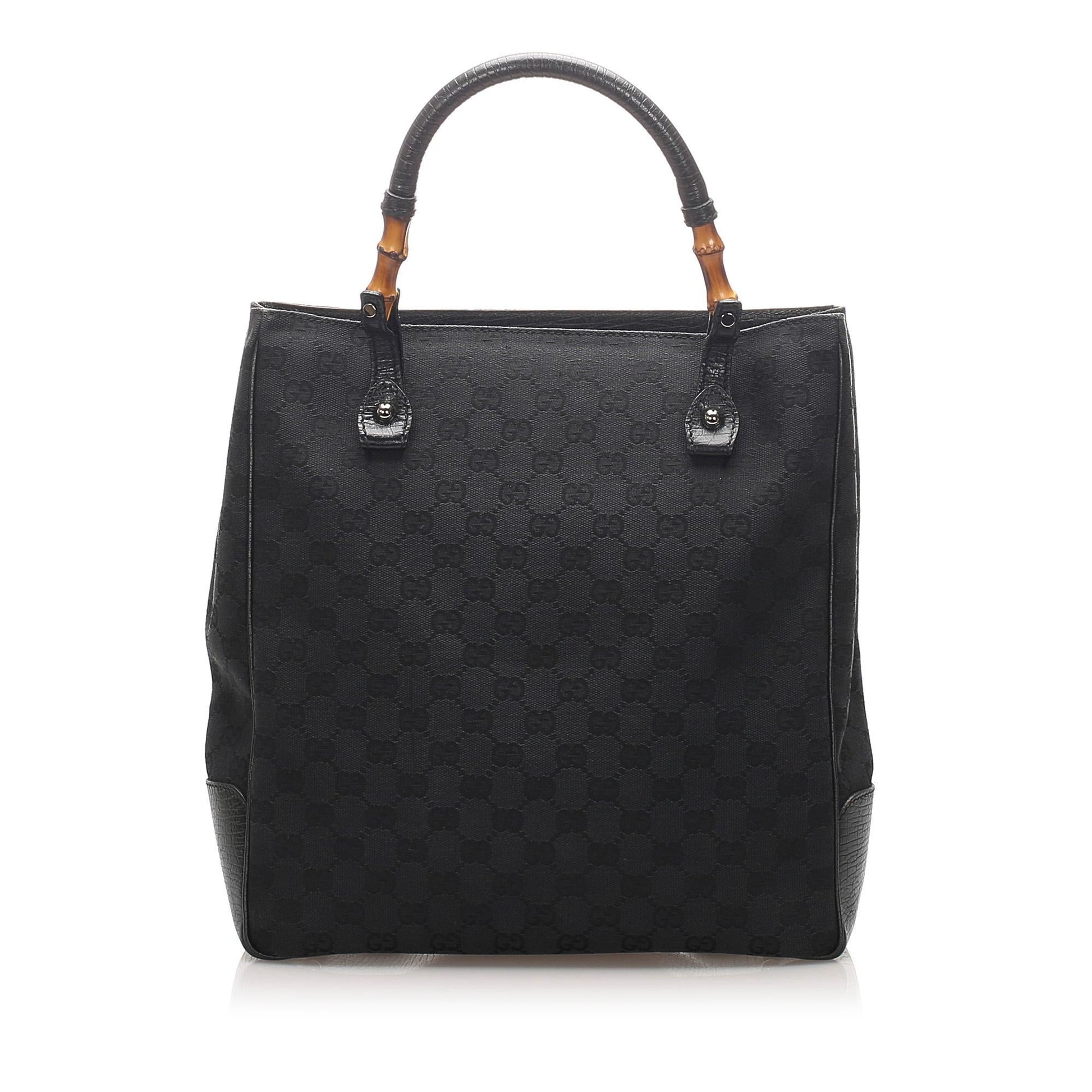 Gucci Bamboo Canvas Tote Style 11