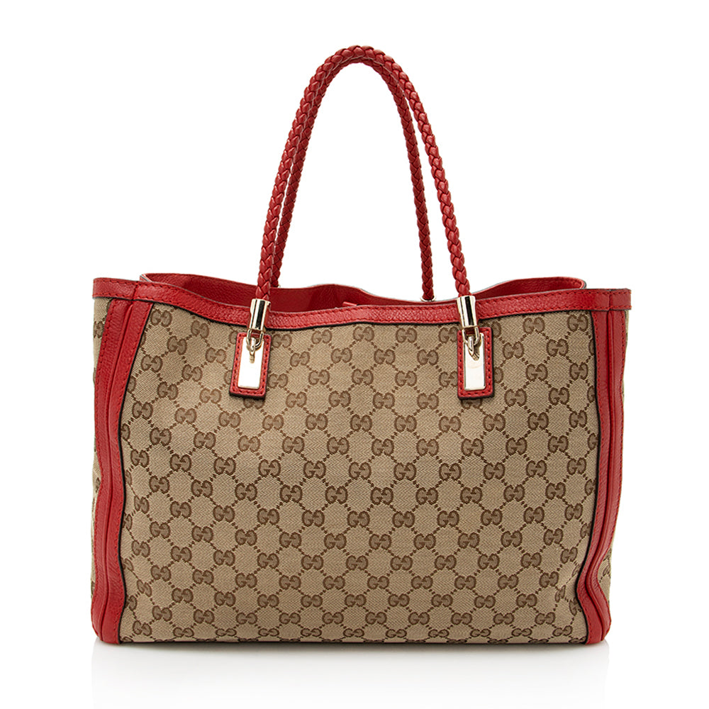 Gucci GG Canvas Bella Medium Tote - FINAL SALE (SHF-19449)