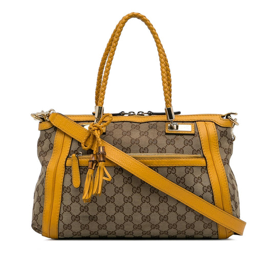 Gucci Canvas Shoulder Bag