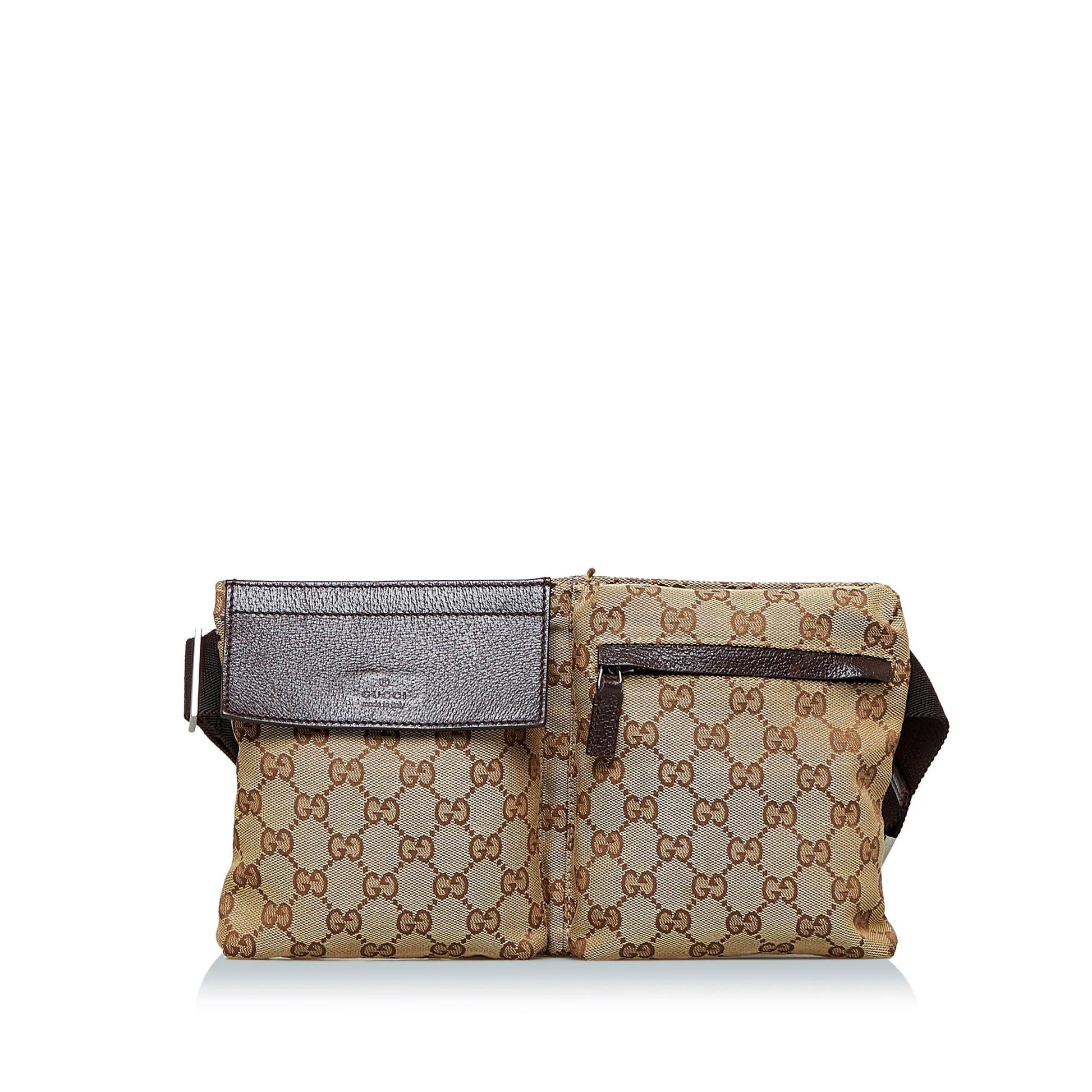 Gucci GG Canvas Belt Bag (SHG-UuReBi)