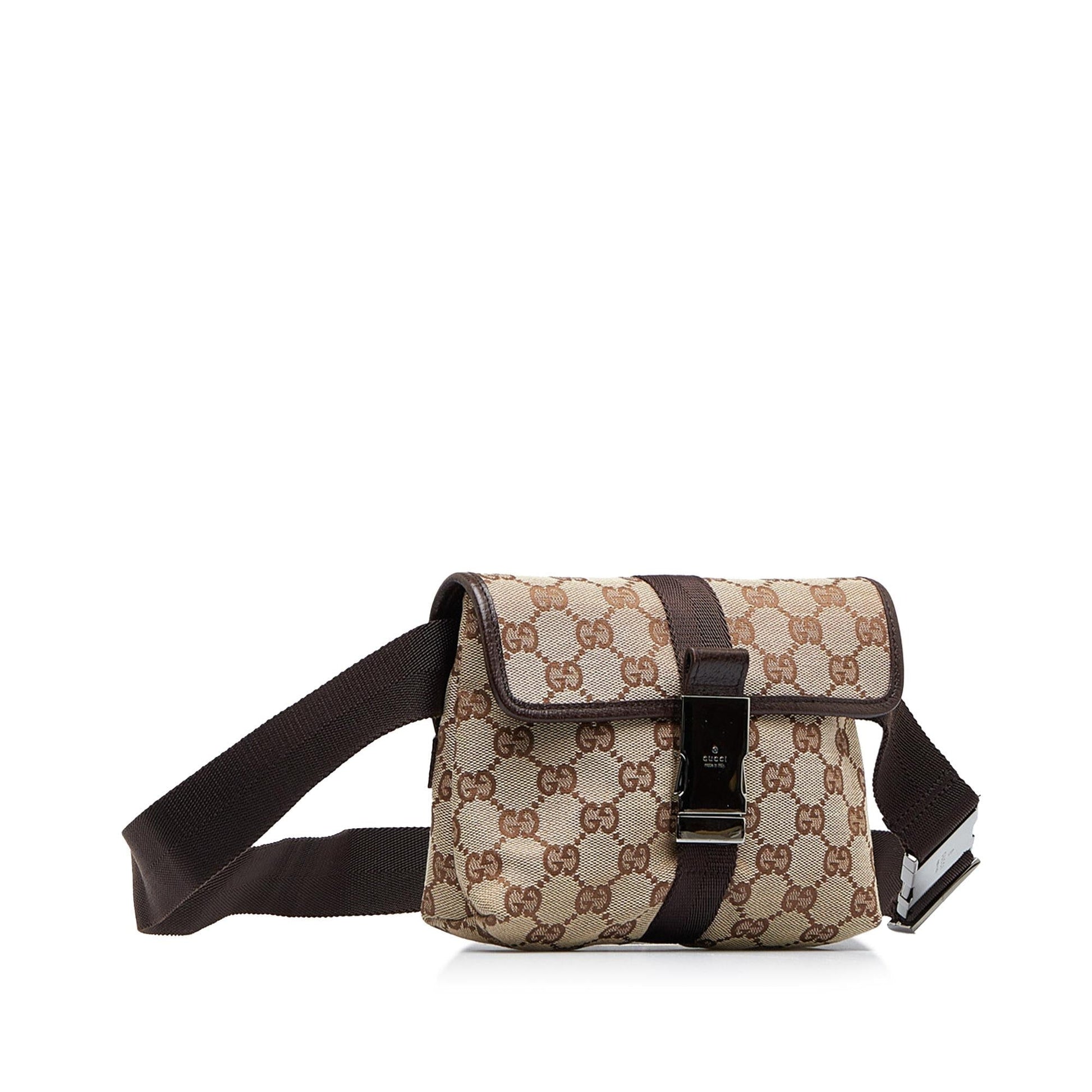 Gucci Monogram Canvas Crossbody