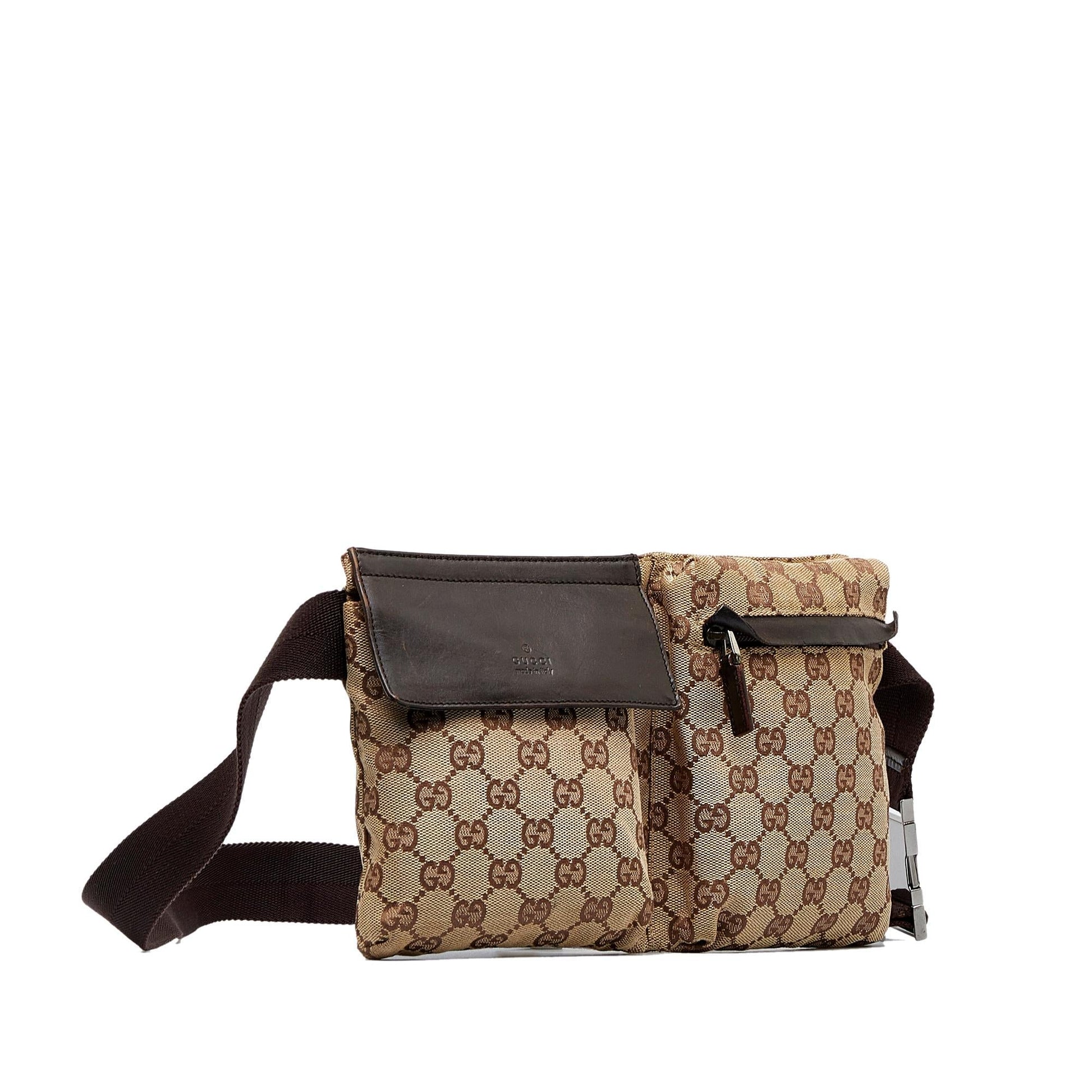 Gucci Monogram Canvas Crossbody