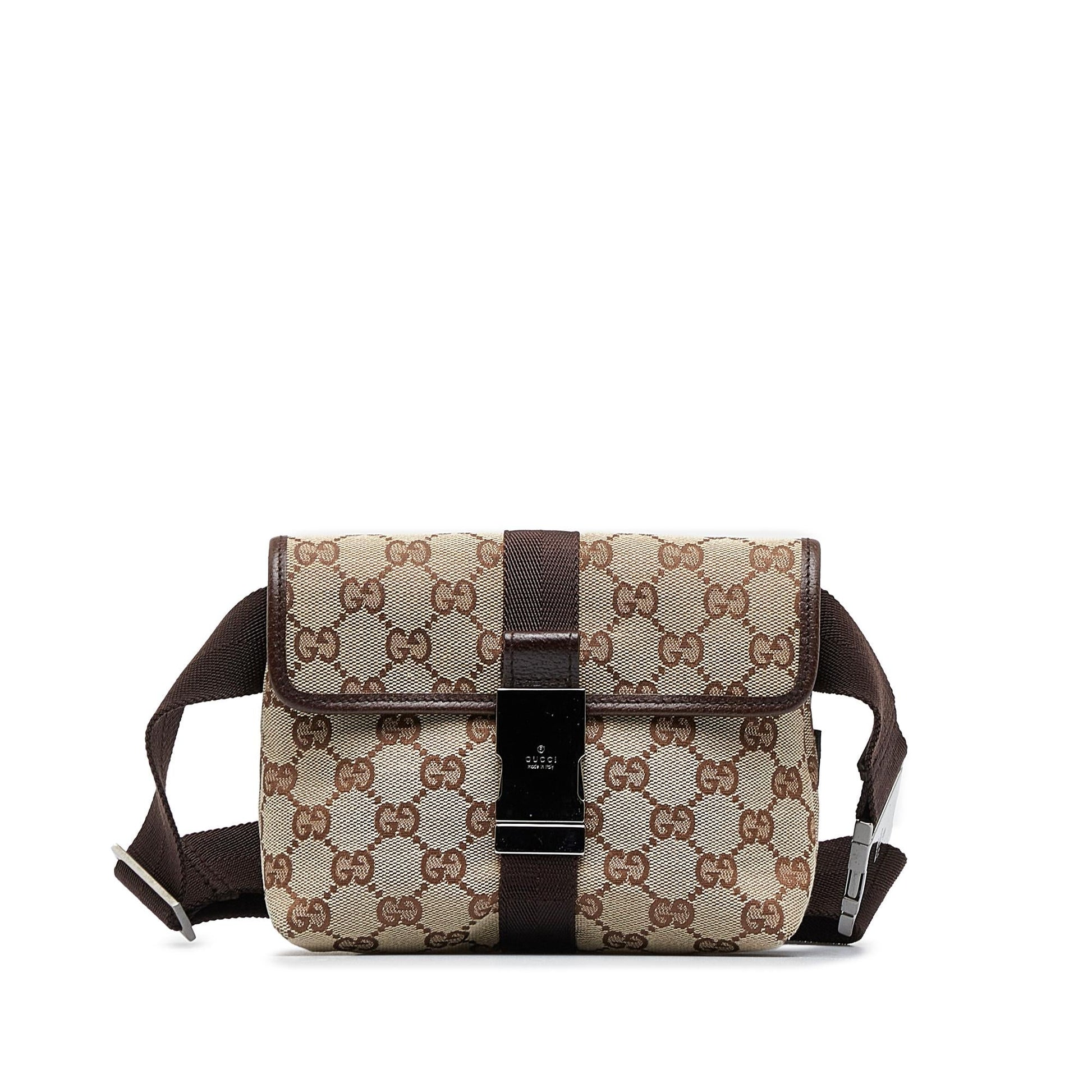 Gucci Monogram Canvas Crossbody