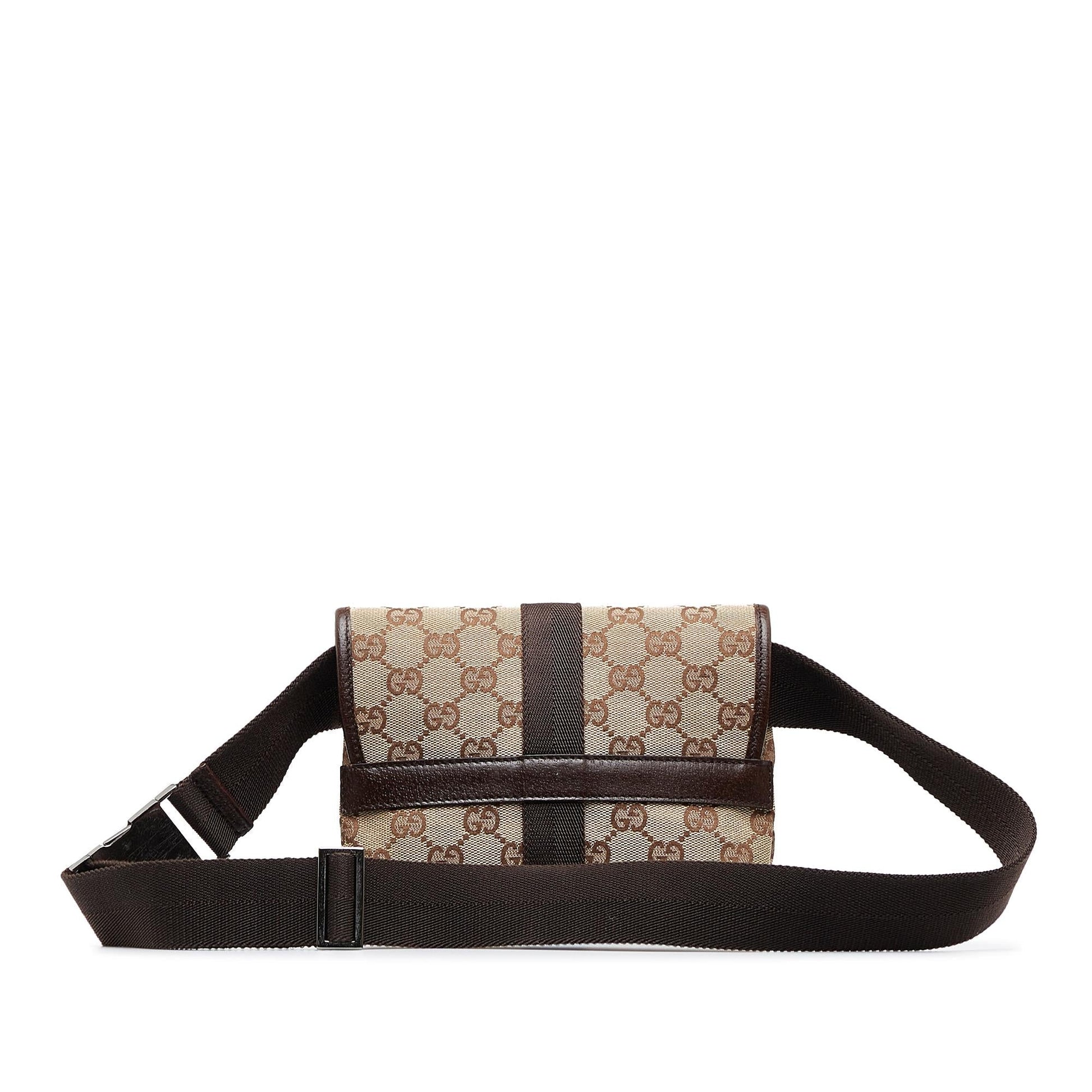 Gucci Monogram Canvas Crossbody