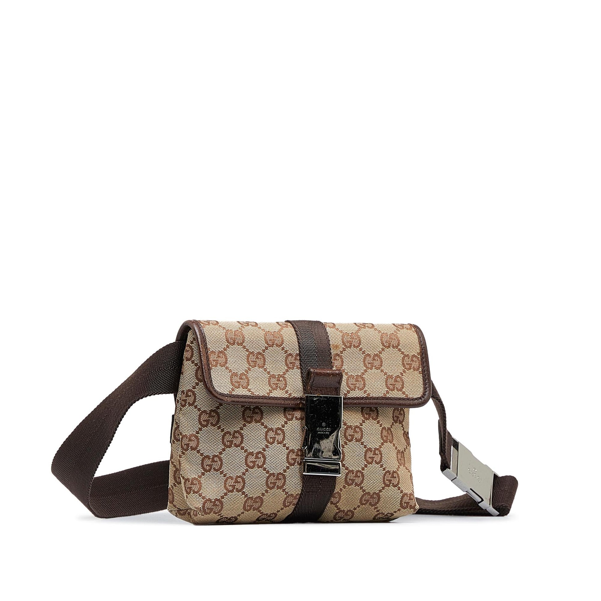 Gucci Monogram Canvas Crossbody