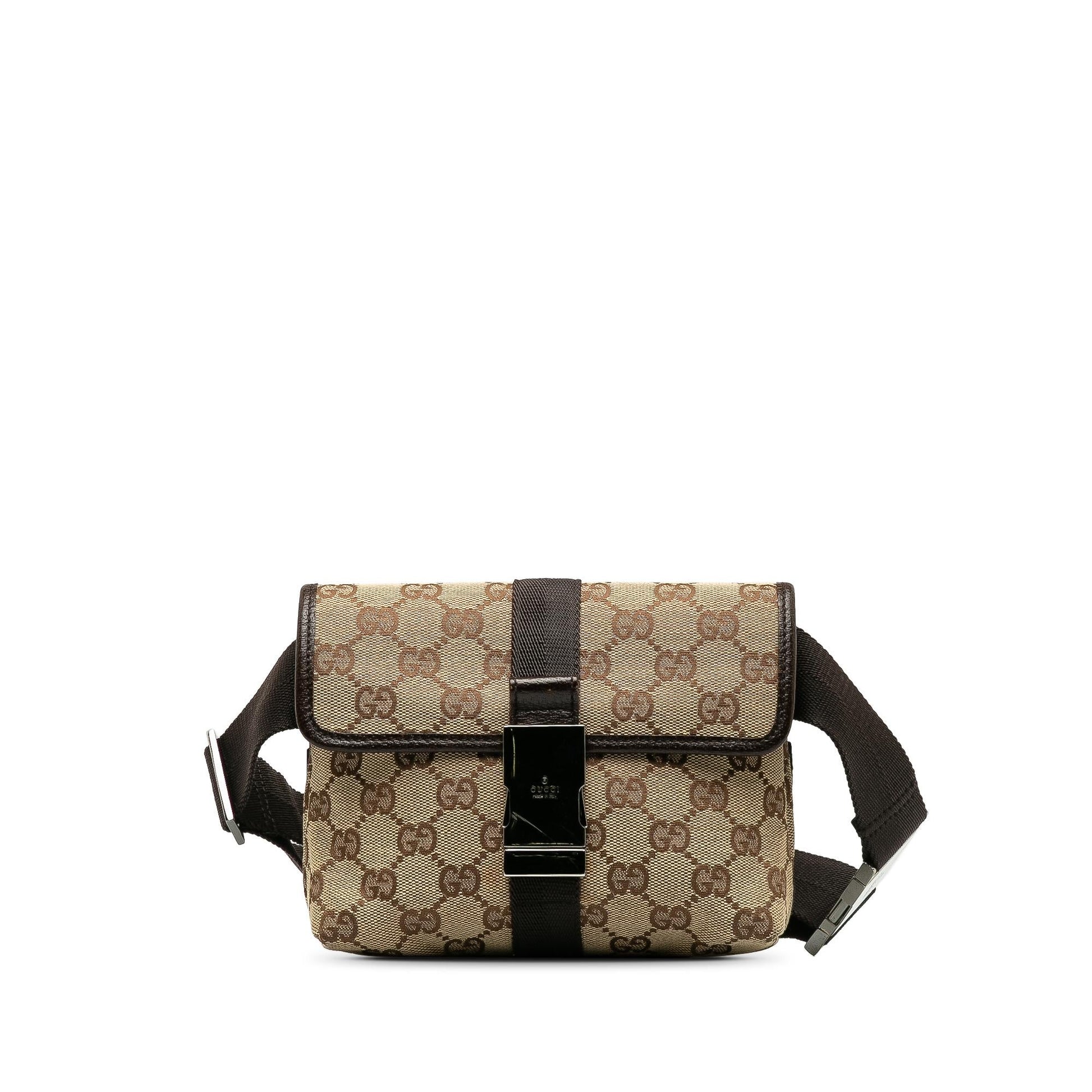 Gucci Canvas Shoulder Bag
