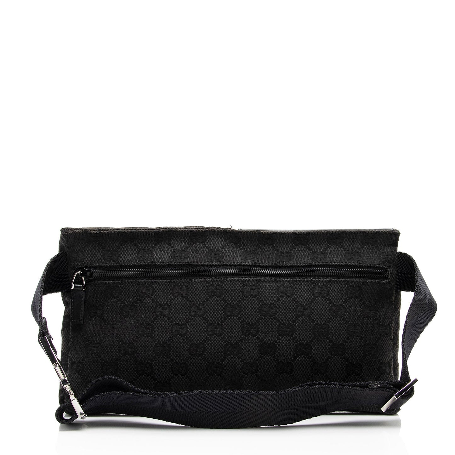 Gucci Leather Canvas Shoulder Bag