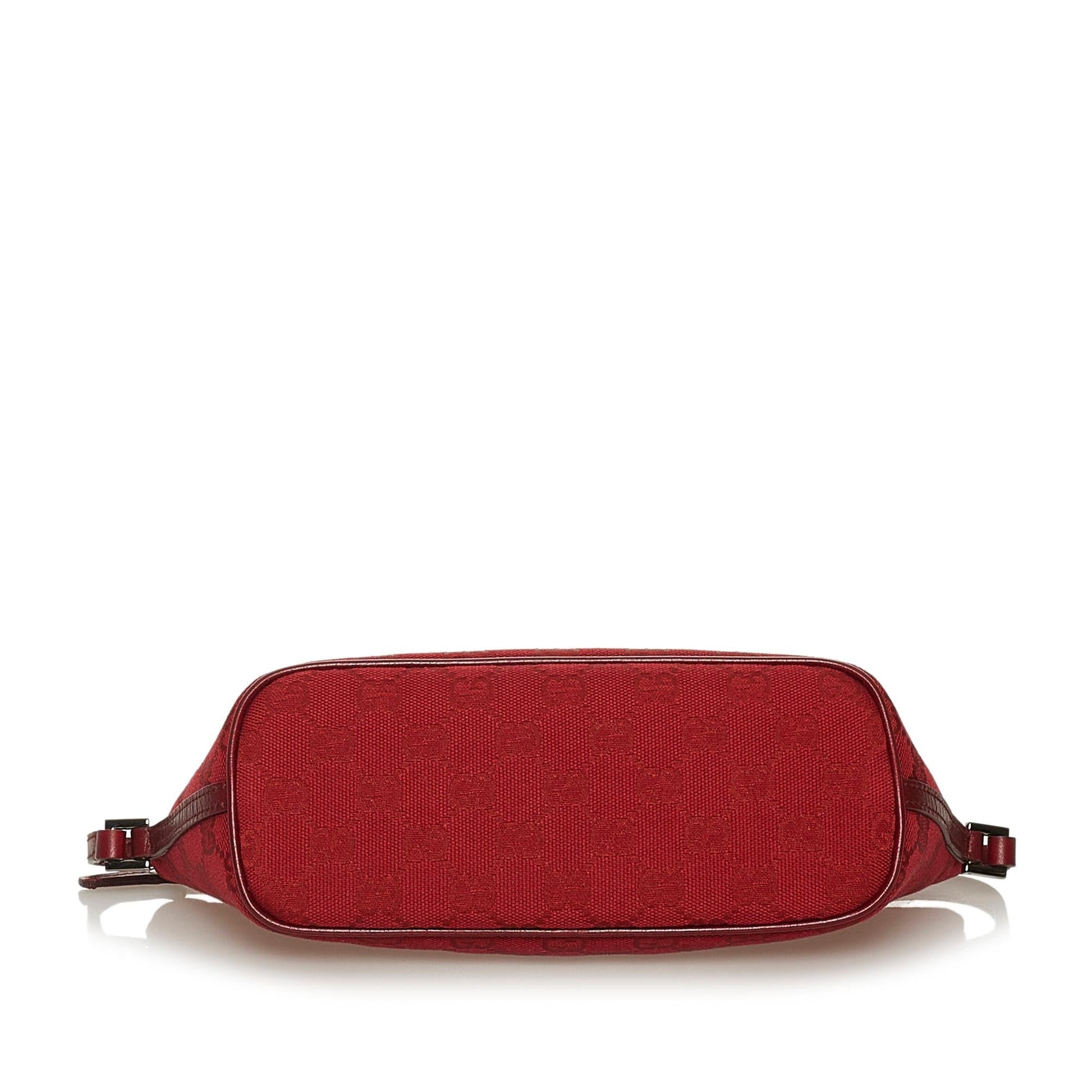 Gucci GG Canvas Boat Baguette (SHG-29083)