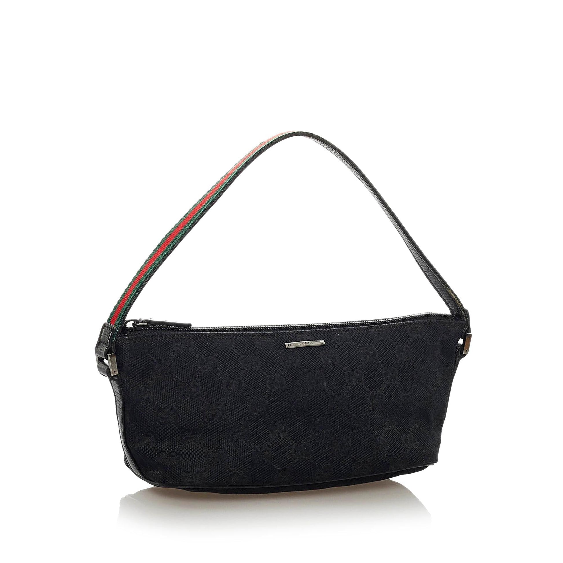 Gucci GG Canvas Boat Baguette (SHG-29230)